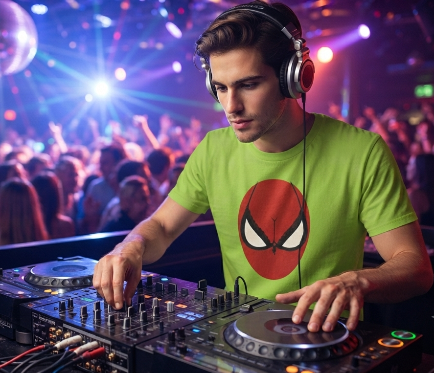 The Story Behind the Spider Brassière T-Shirt
