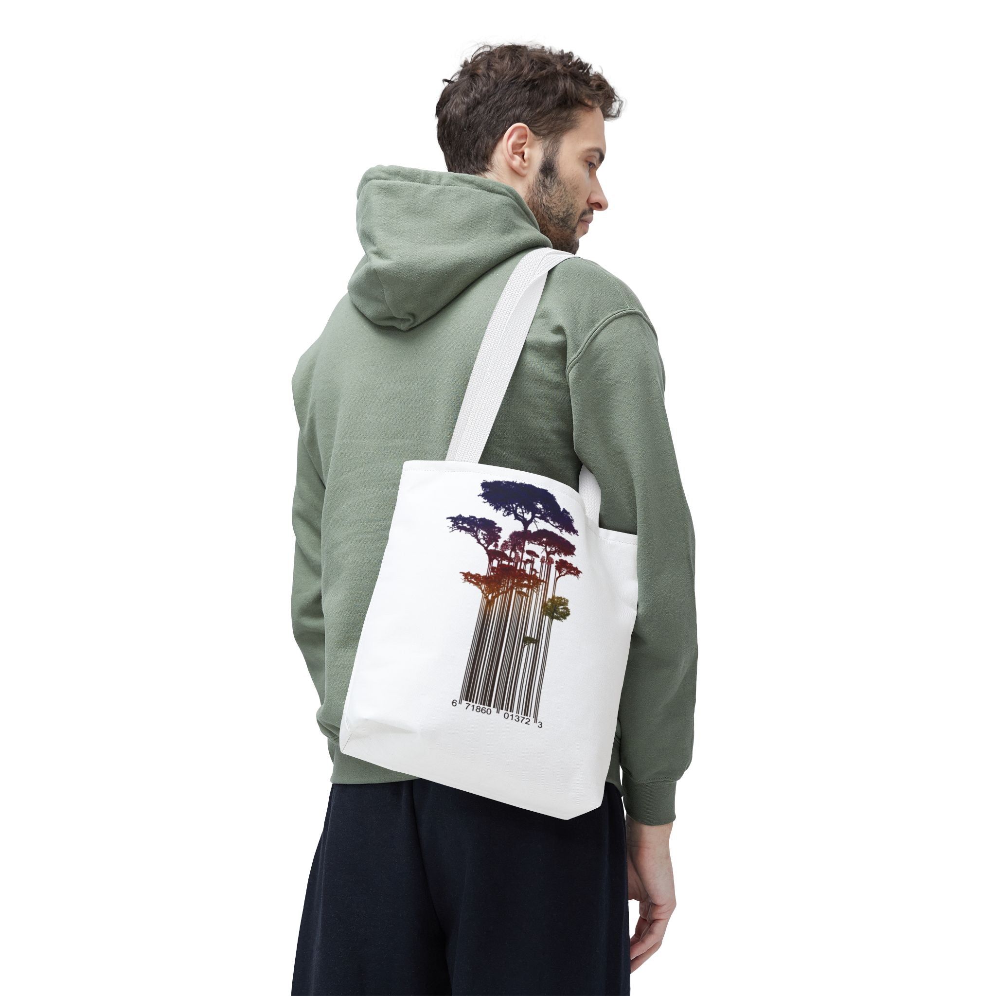 Barcode Forest — Tote Bag