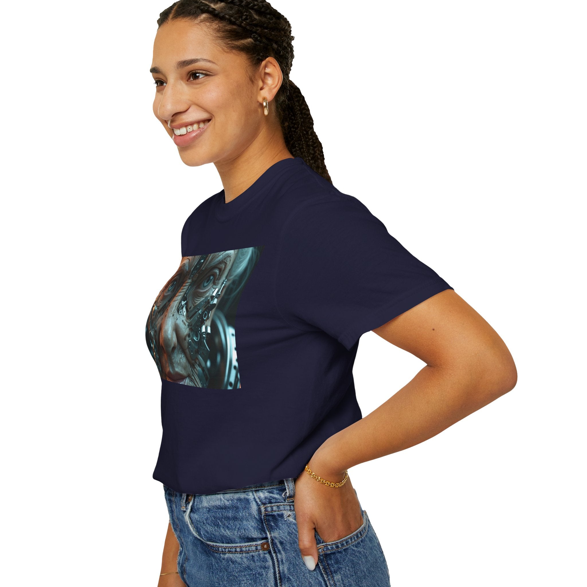 Cybernetic Old Face —T‑Shirt
