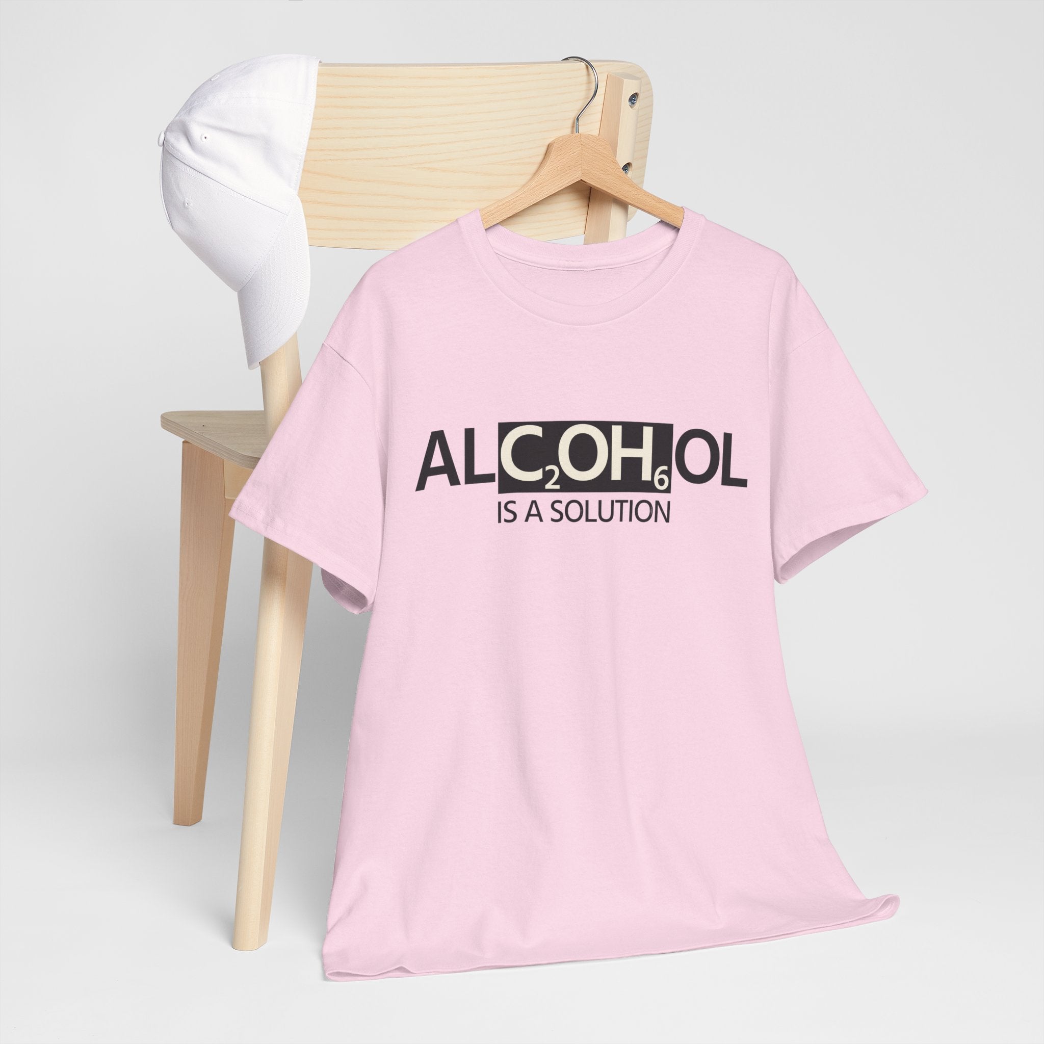 "Alcohol Is A Solution" — T-Shirt