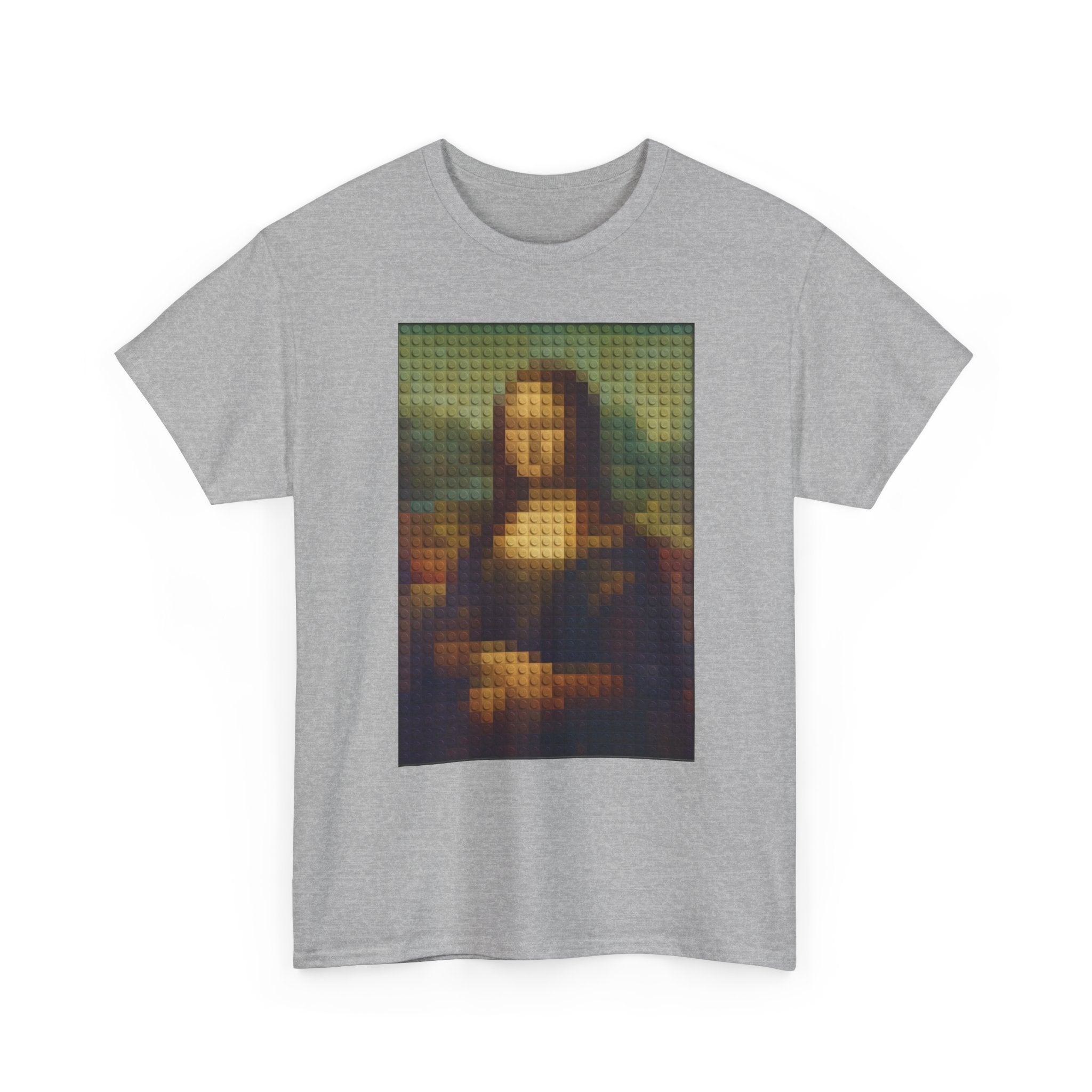 Pixelated Mona Lisa - T‑Shirt
