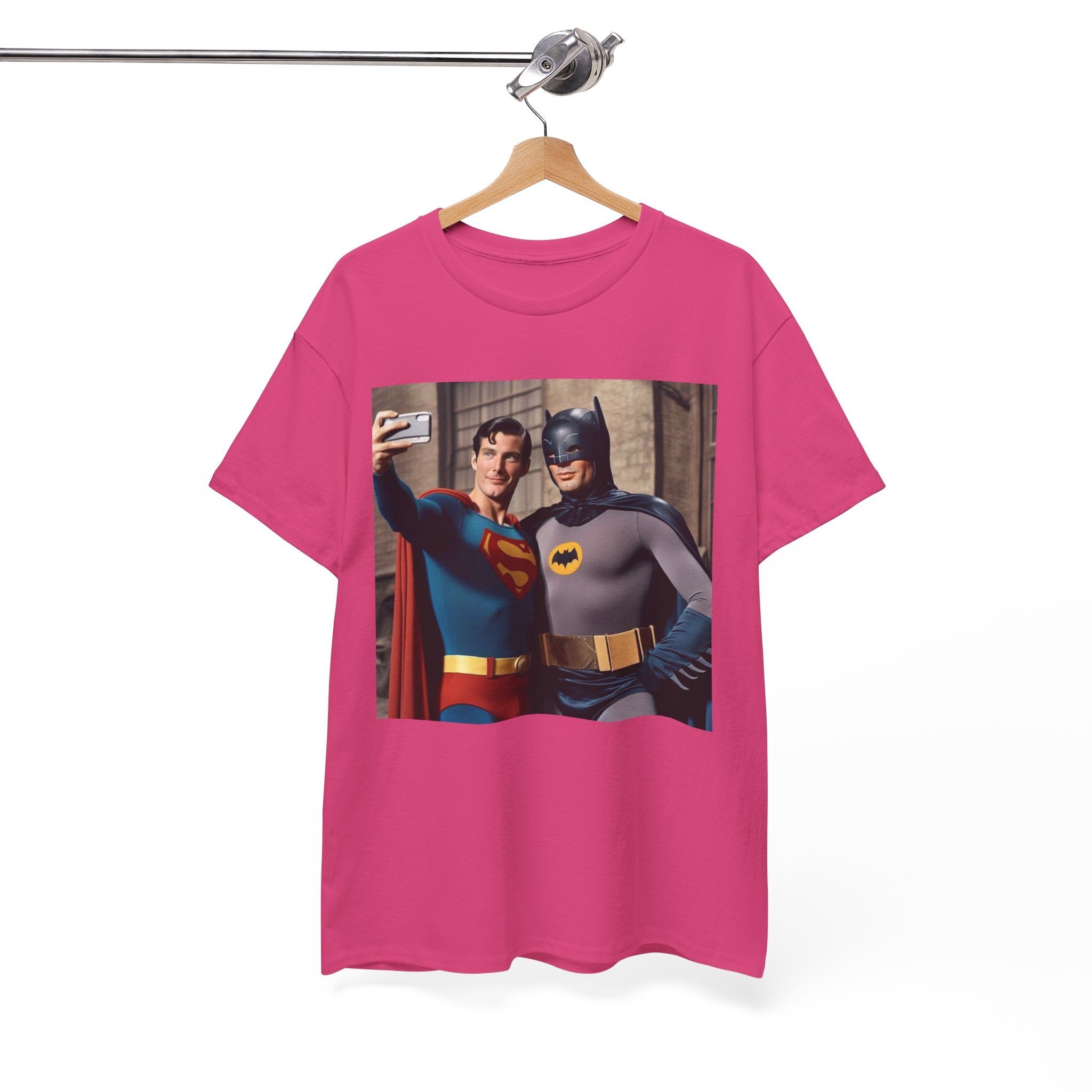 Retro Superhero Selfie - T shirt