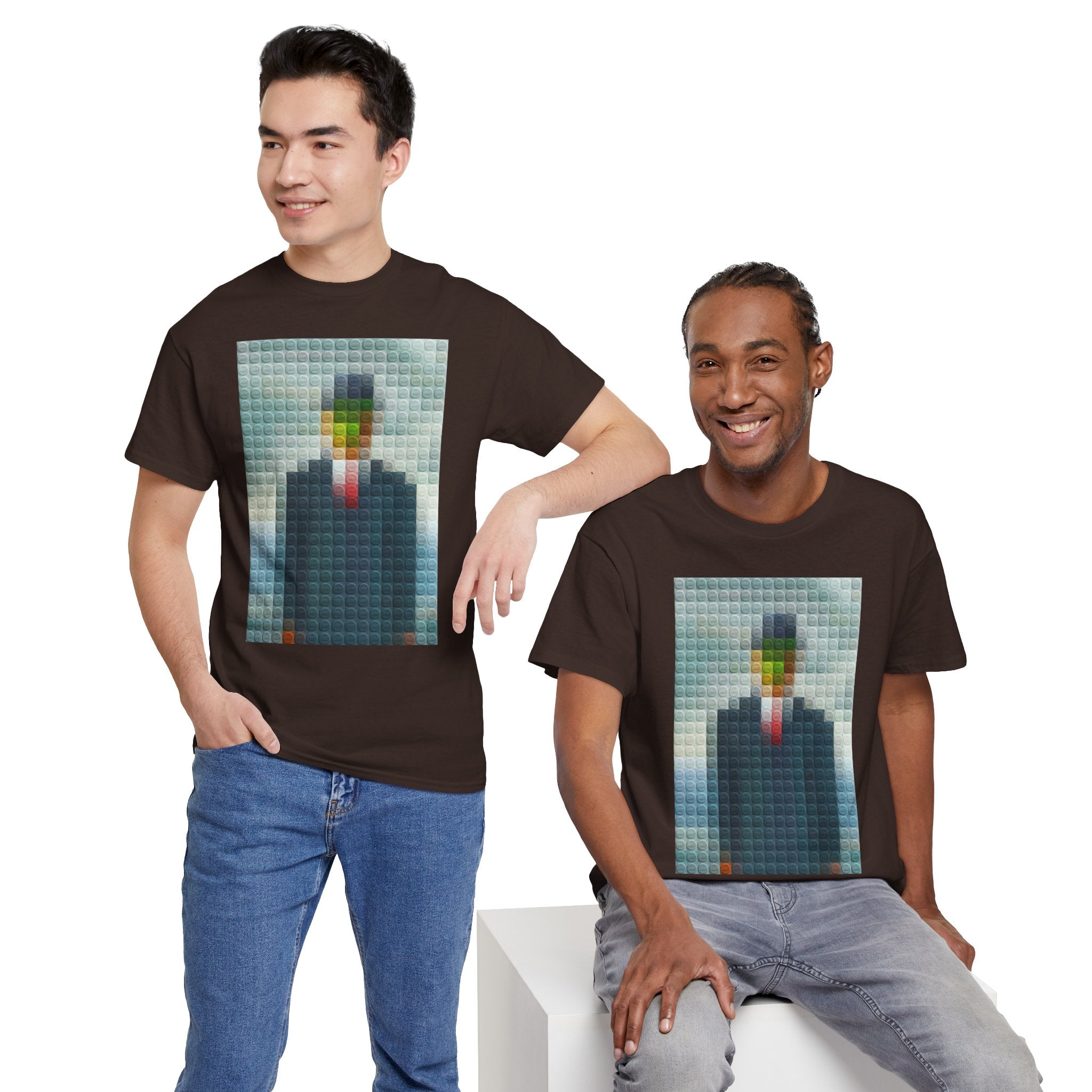 Surreal Pixelated Man - T-Shirt