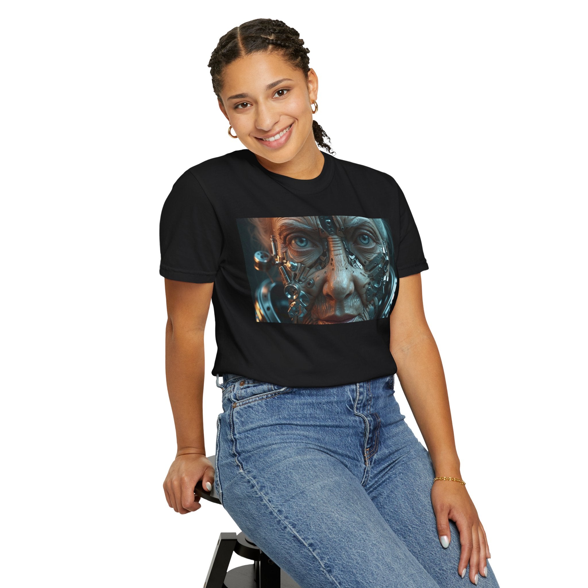 Cybernetic Old Face —T‑Shirt