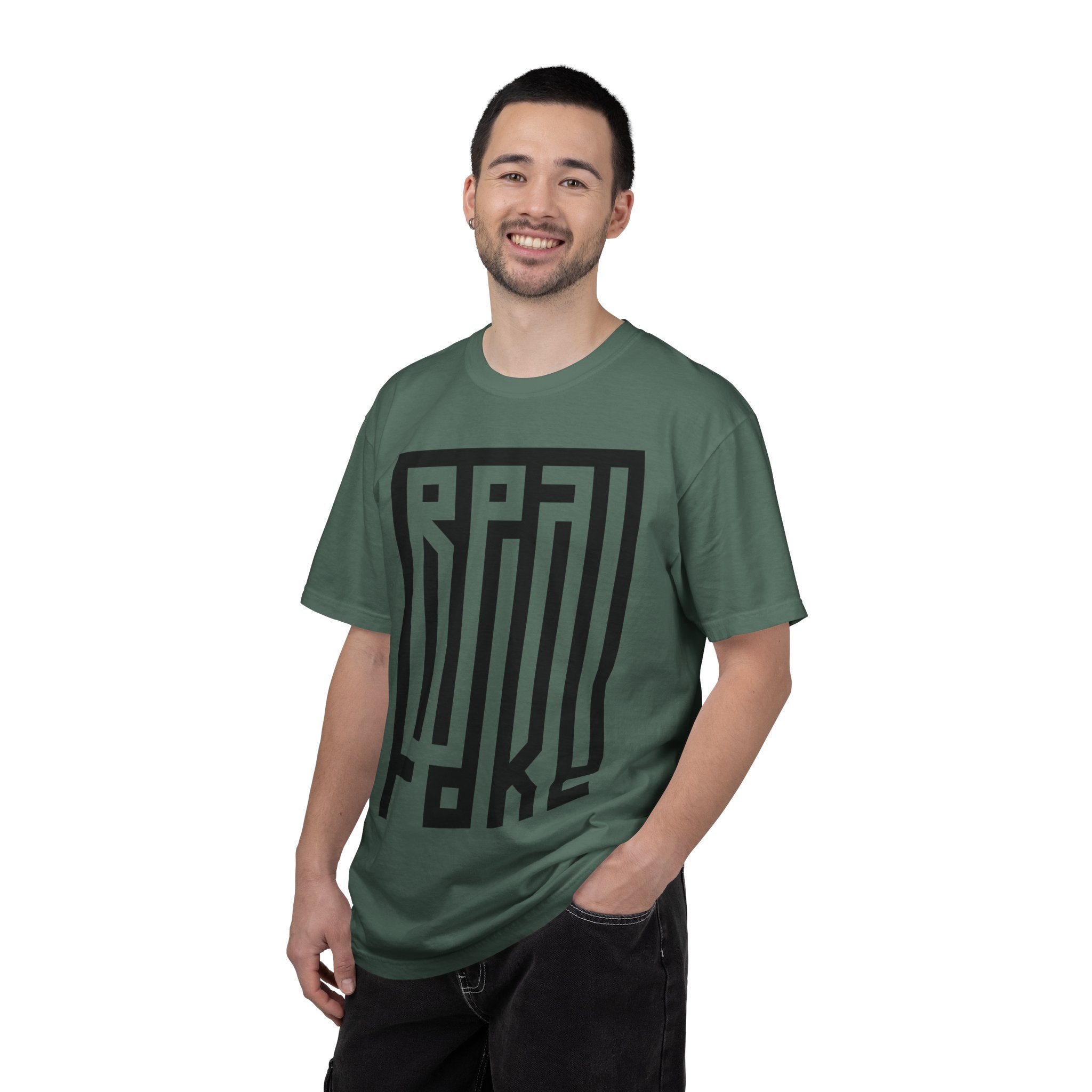 'Real/Fake' — T-Shirt