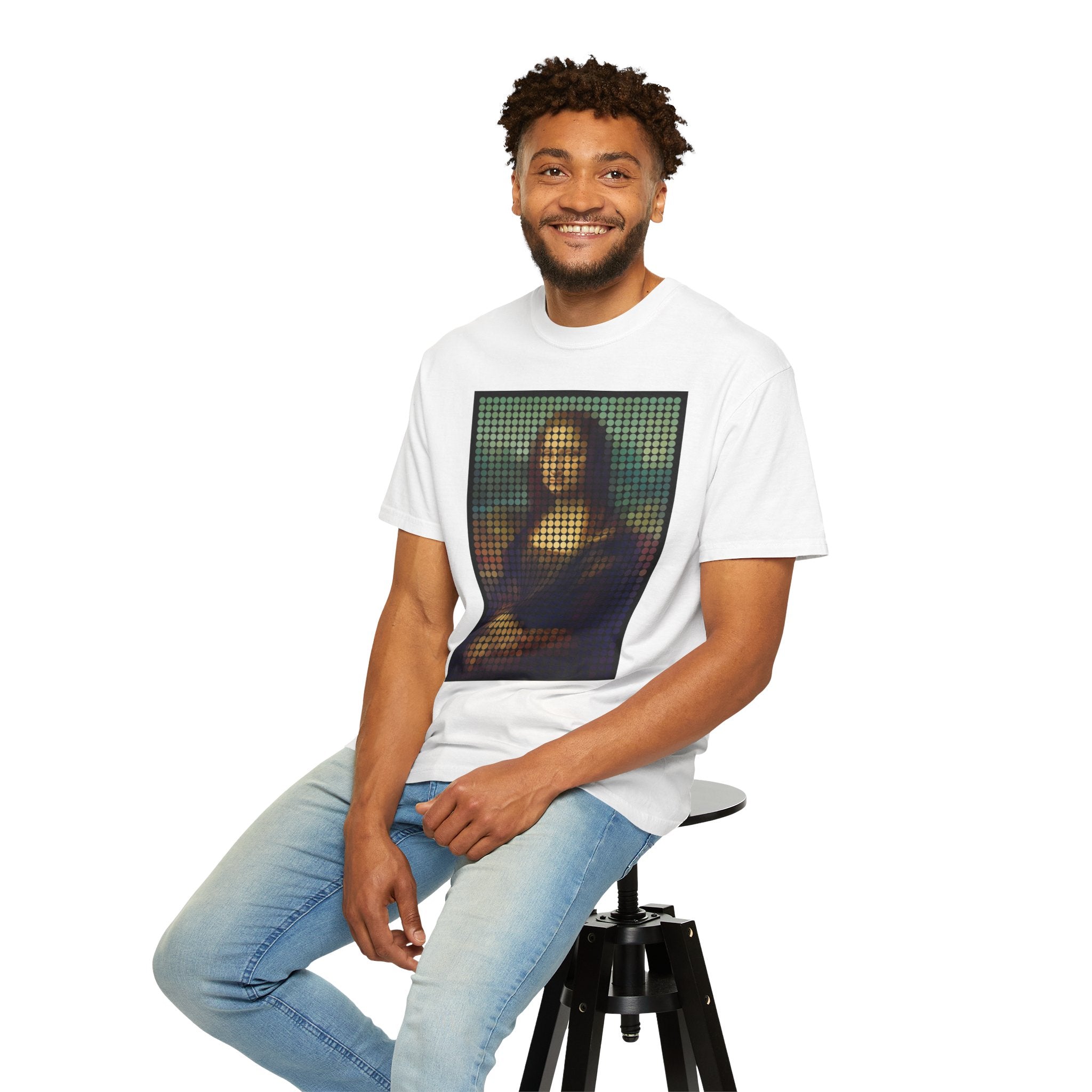 Mona Lisa Pixel Art — T-Shirt