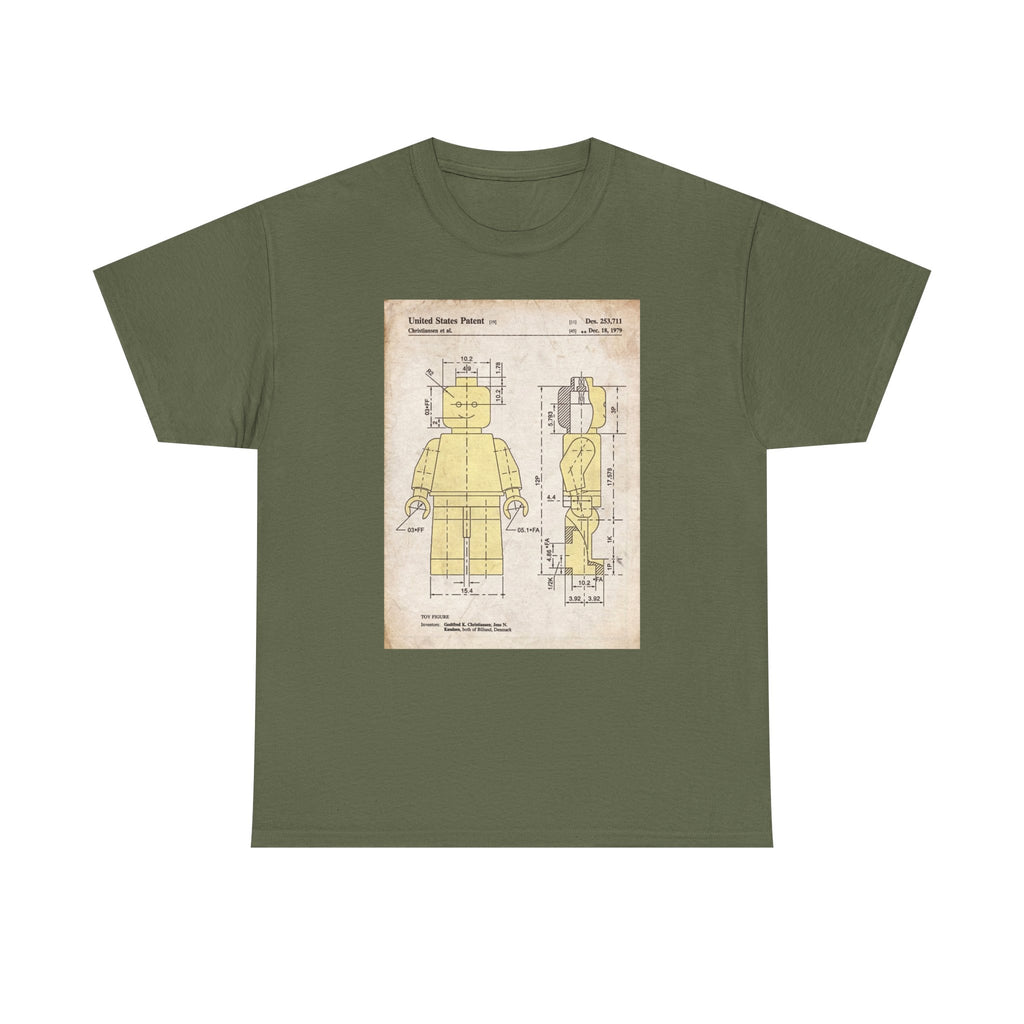 Lego Minifigure Patent T-Shirt – Pop Culture Graphic Tee