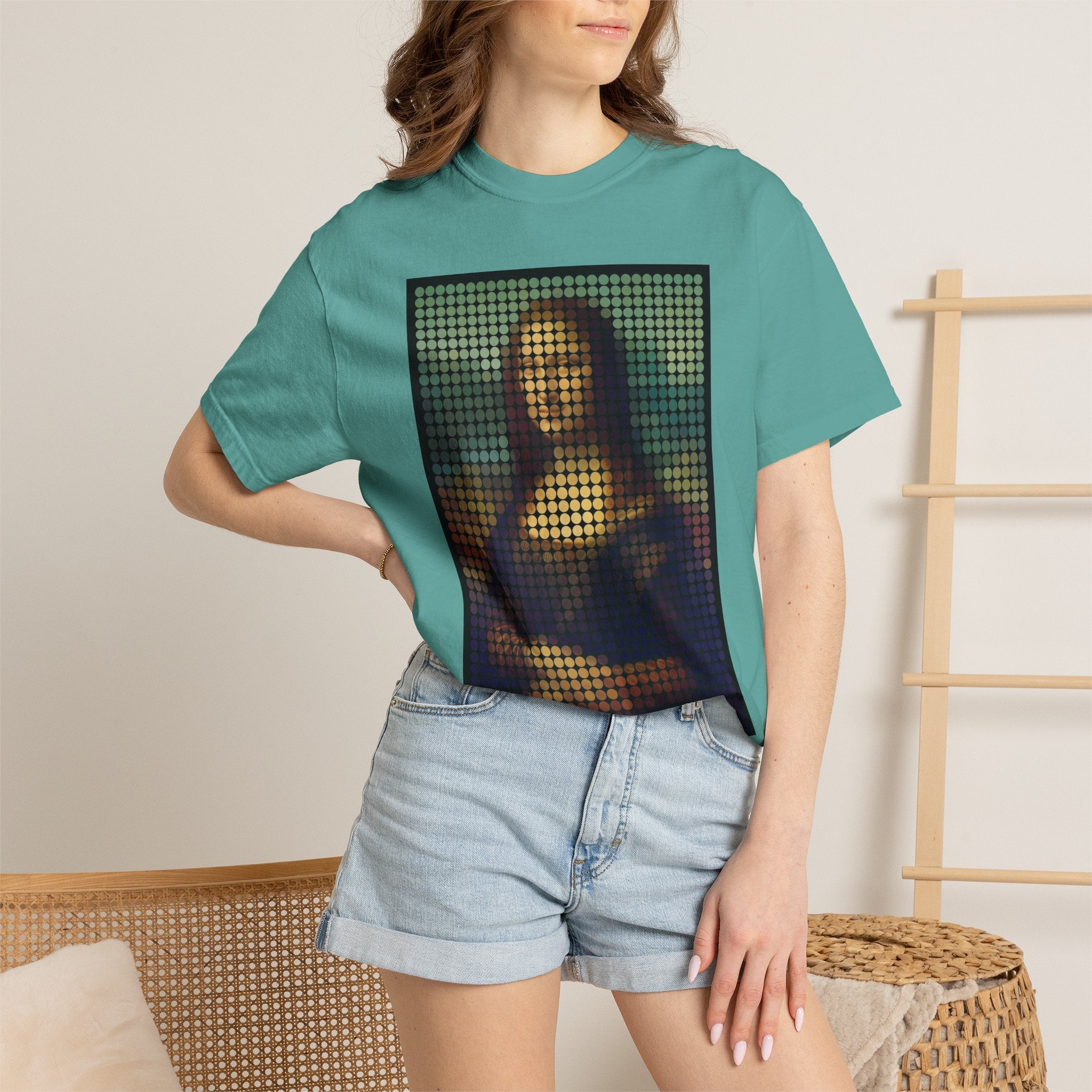 Mona Lisa Pixel Art — T-Shirt