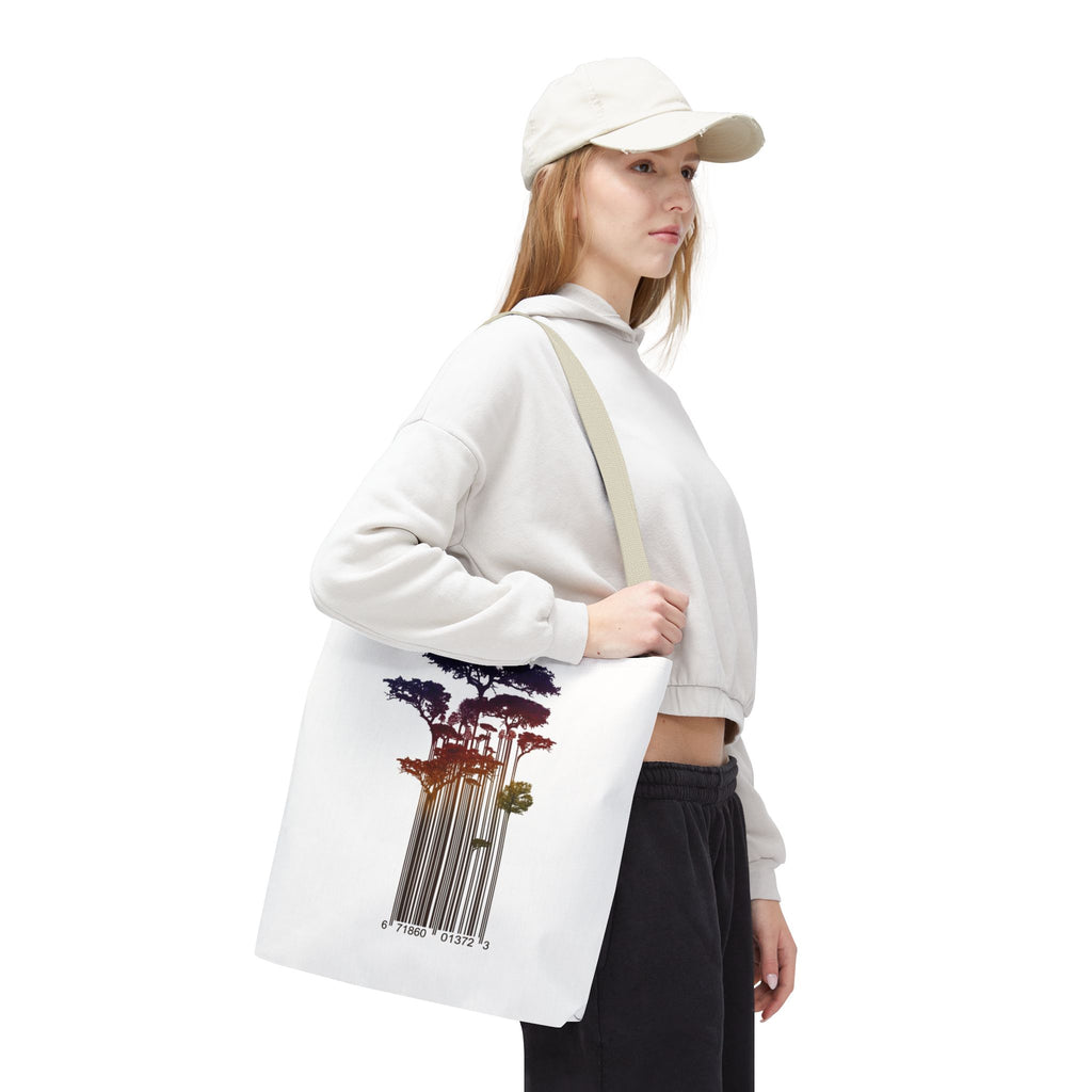 Barcode Forest — Tote Bag