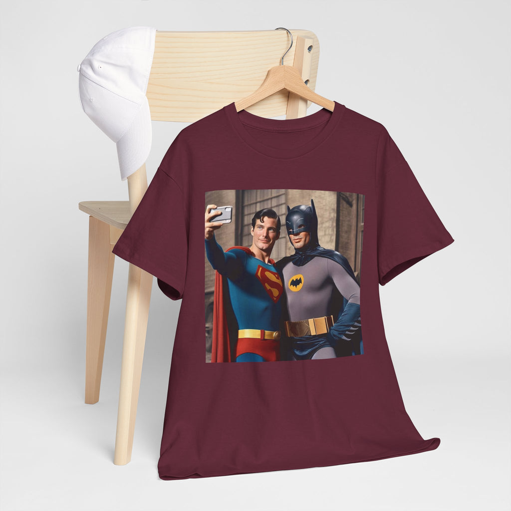 Retro Superhero Selfie - T shirt