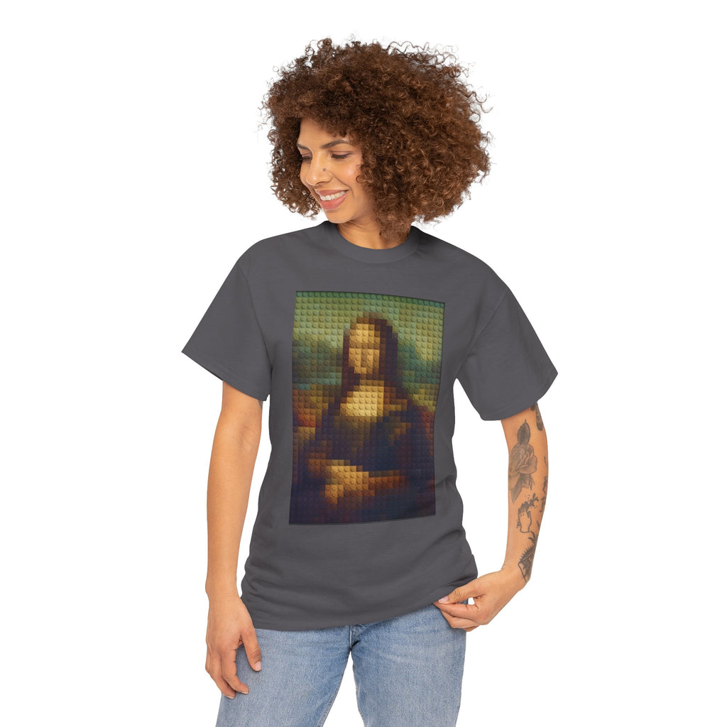Pixelated Mona Lisa - T‑Shirt