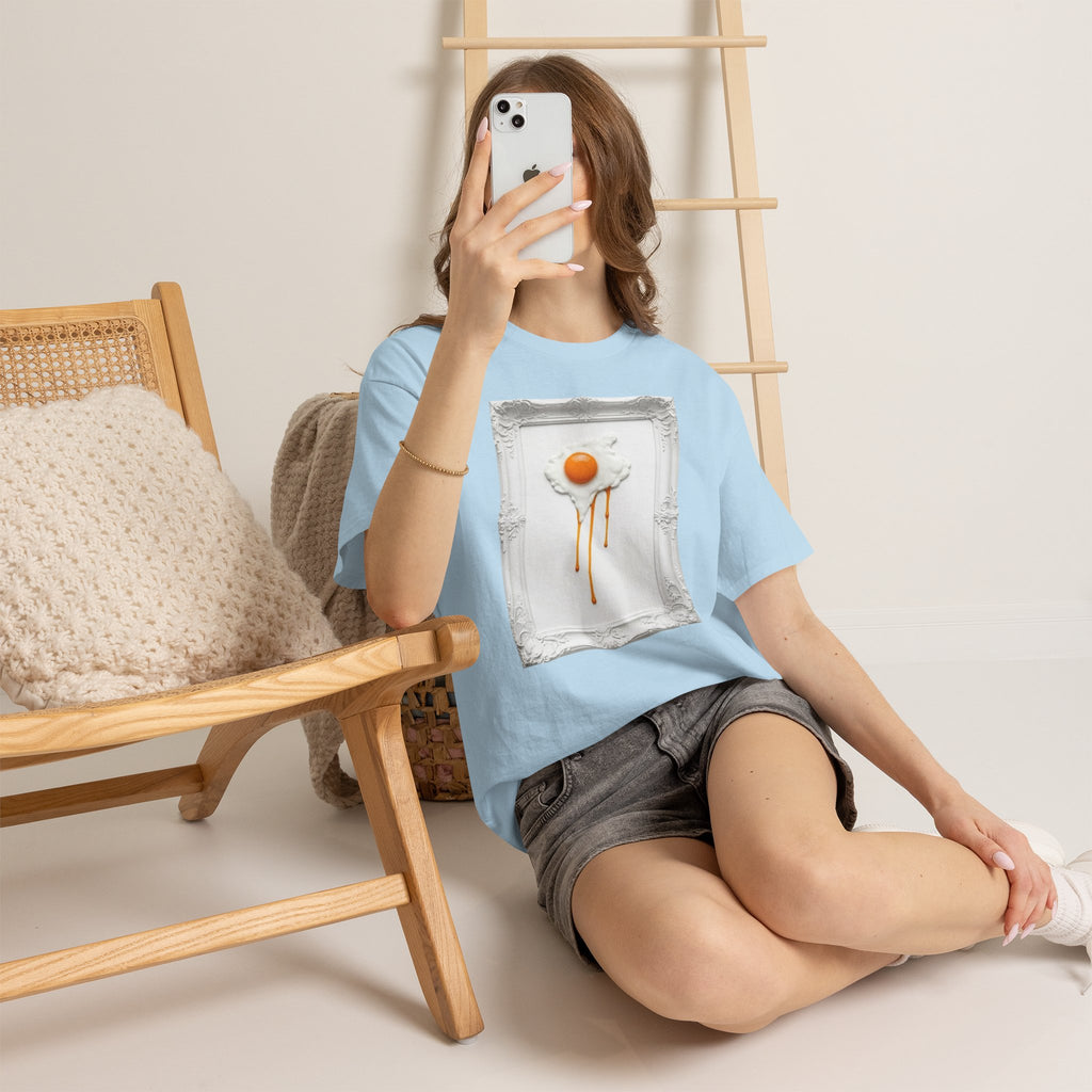 Artful Drip Fried Egg — T‑Shirt