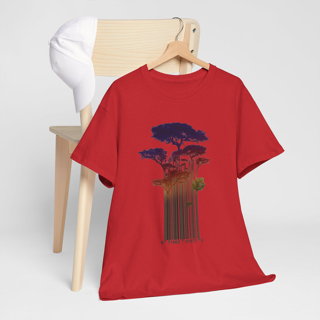 Barcode Forest T‑Shirt
