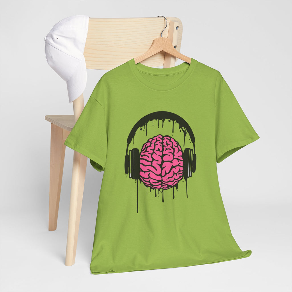 Music Lover Dripping Brain — T-Shirt