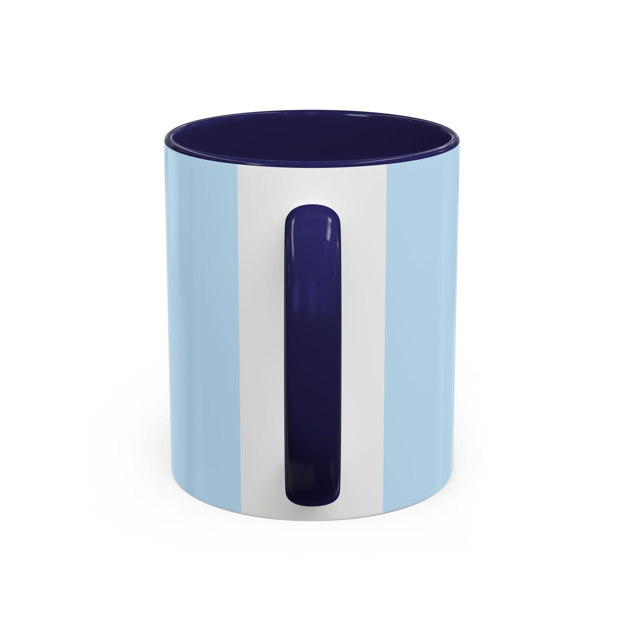 Less Is More Minimalist Accent Coffee Mug — Blue 11/15oz