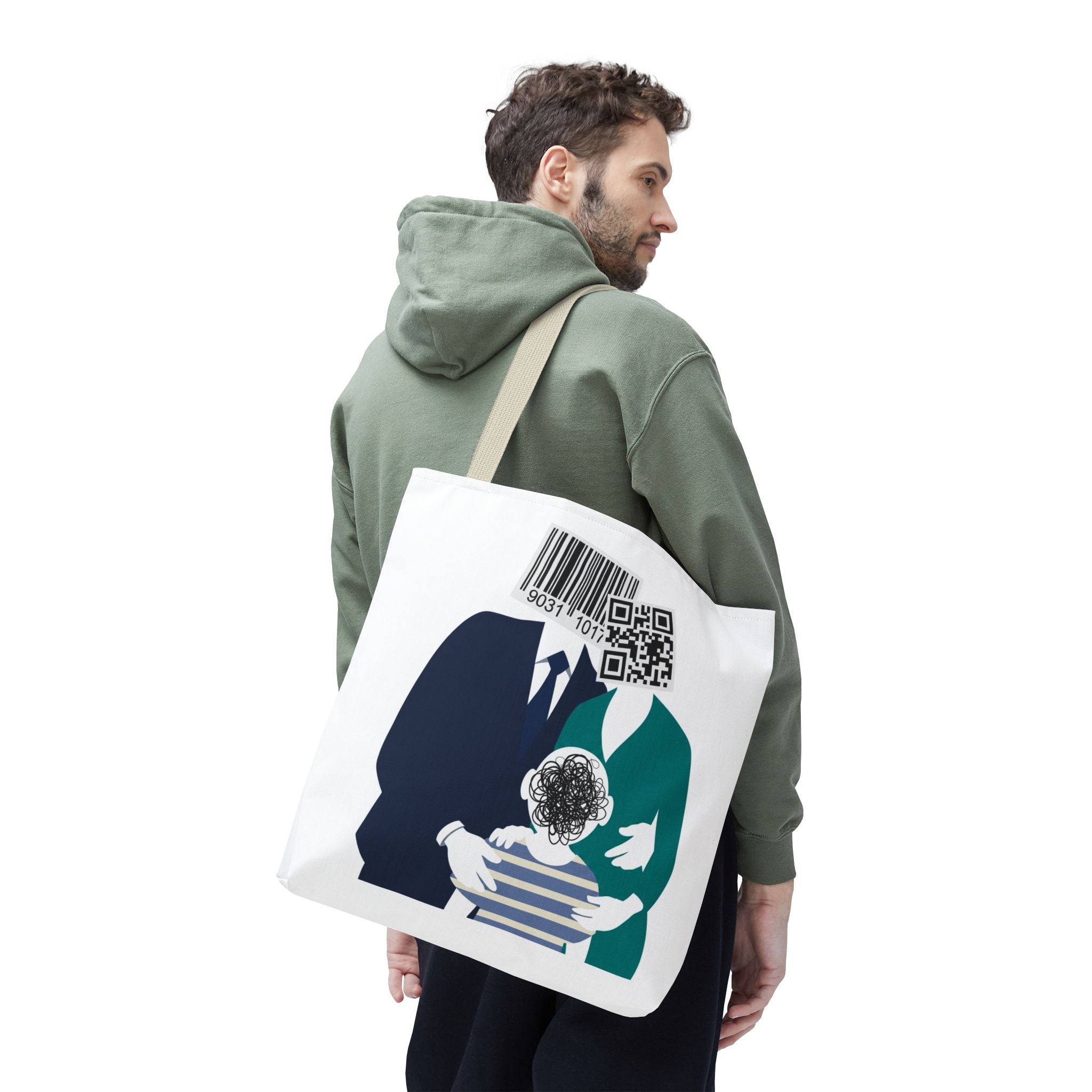 Barcode Family Portrait Tote Bag