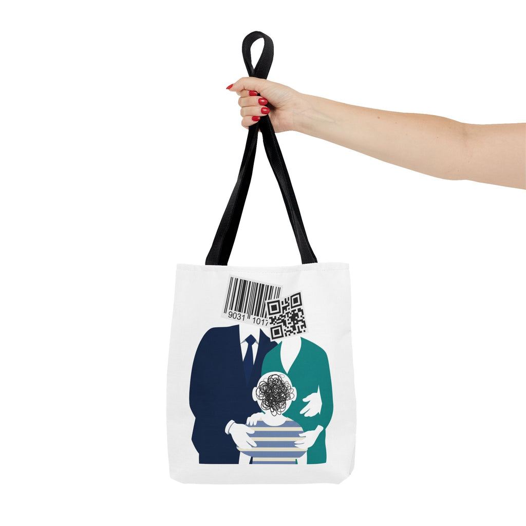 Barcode Family Portrait Tote Bag