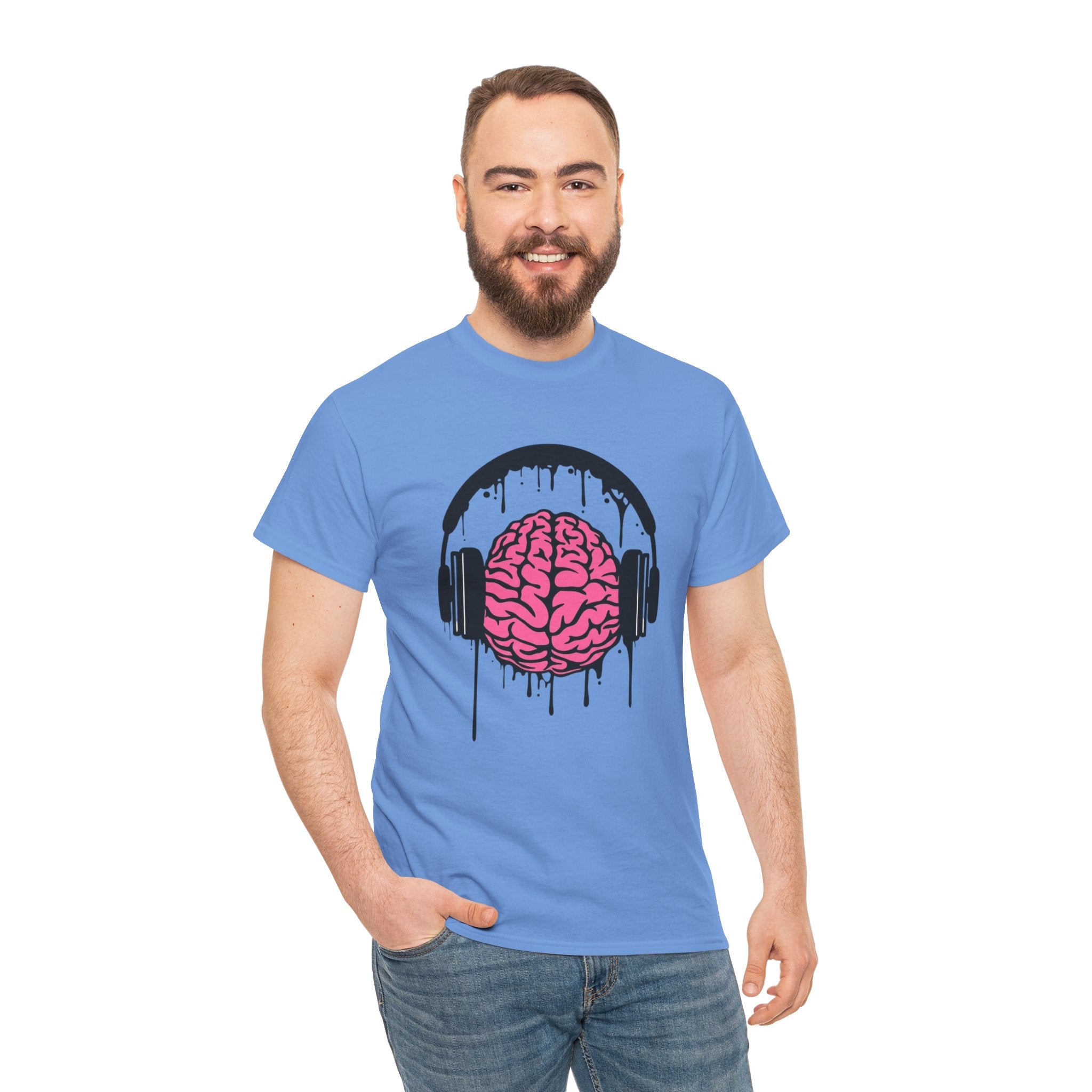 Music Lover Dripping Brain — T-Shirt