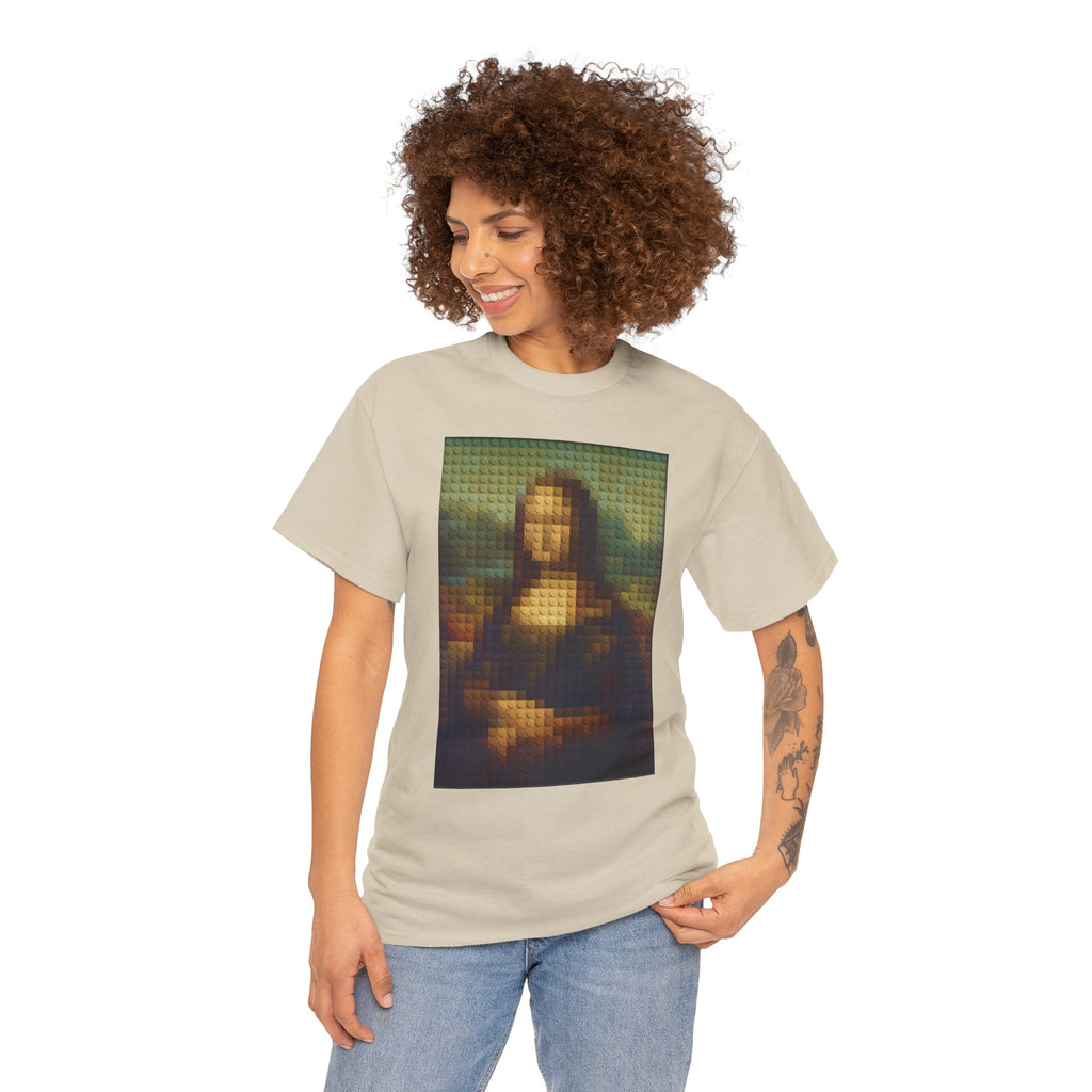 Pixelated Mona Lisa - T‑Shirt