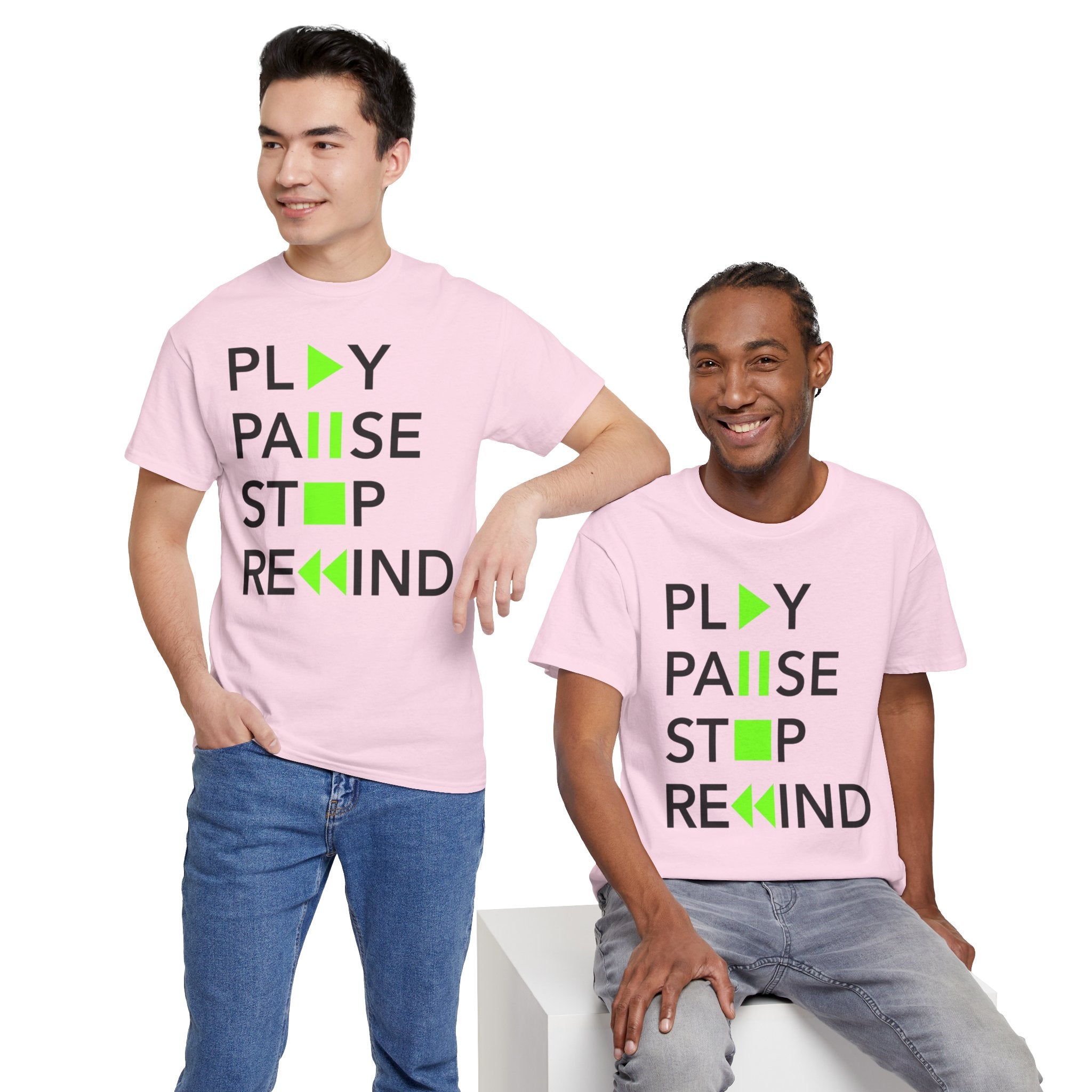 Play Pause Stop Rewind — T-Shirt
