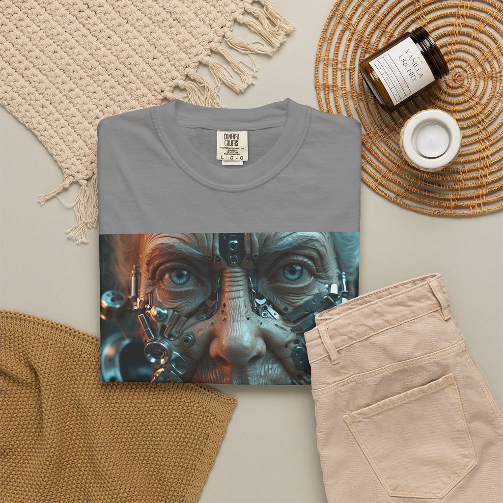 Cybernetic Old Face —T‑Shirt