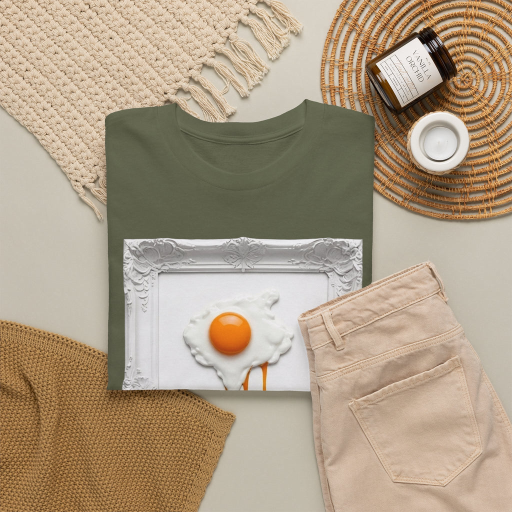Artful Drip Fried Egg — T‑Shirt