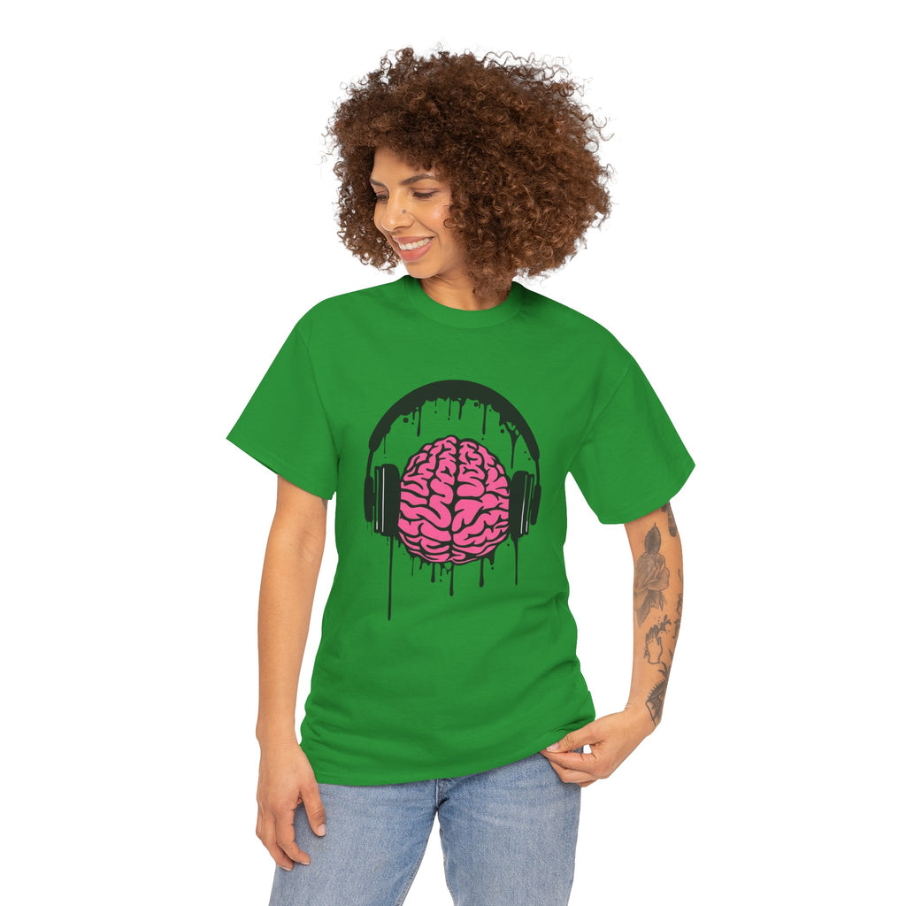 Music Lover Dripping Brain — T-Shirt