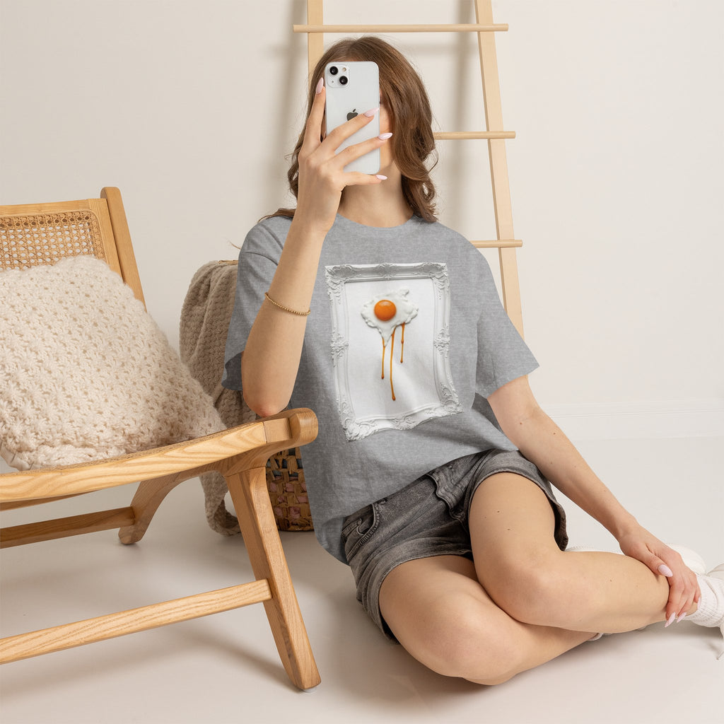 Artful Drip Fried Egg — T‑Shirt
