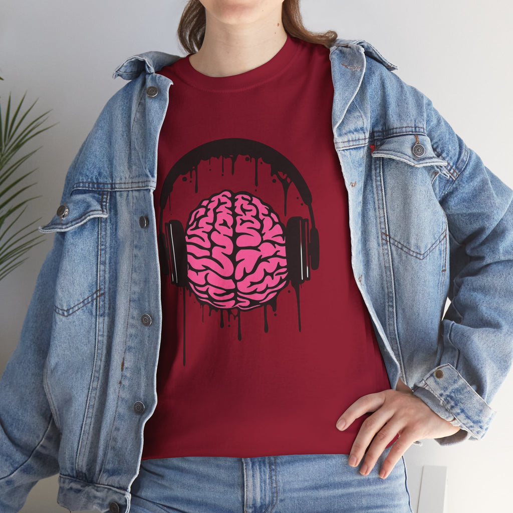 Music Lover Dripping Brain — T-Shirt