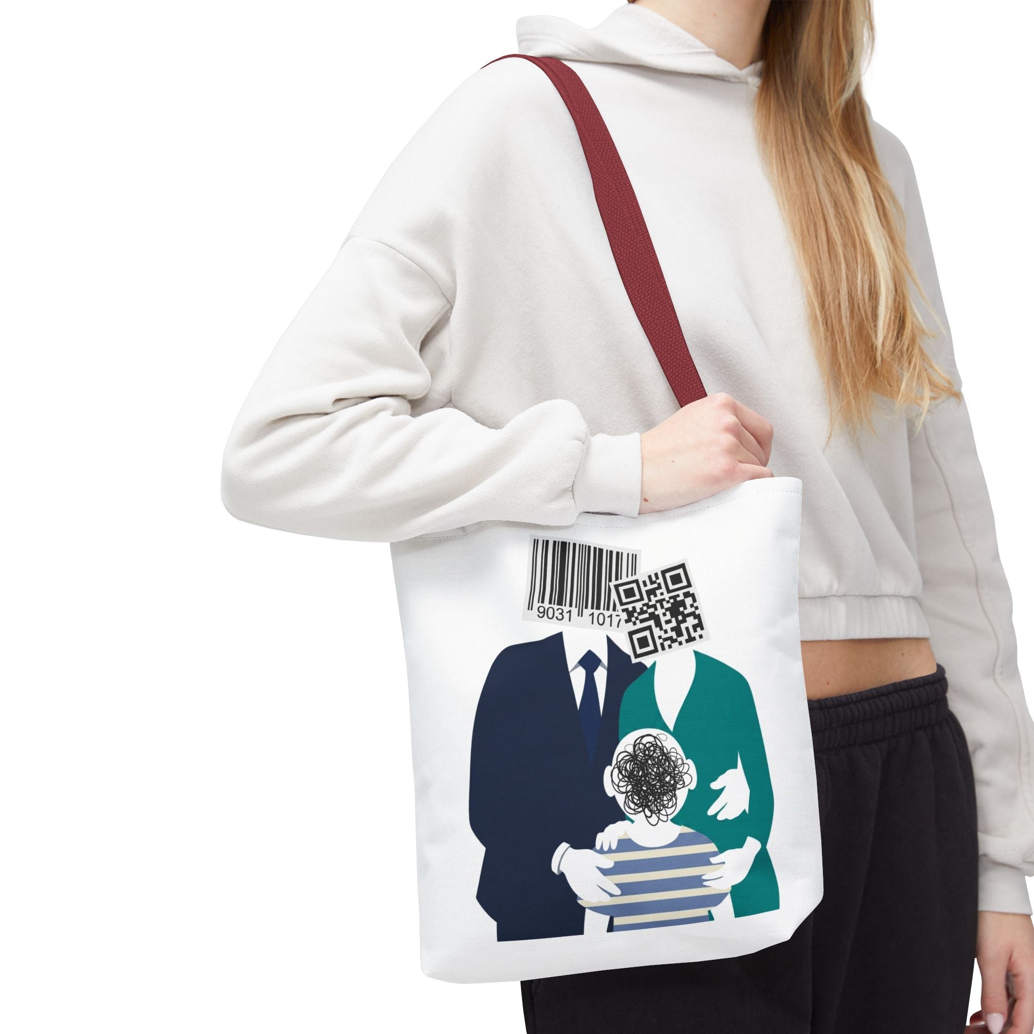Barcode Family Portrait Tote Bag