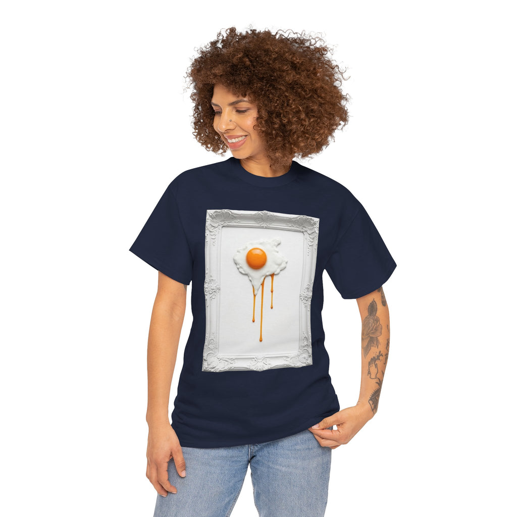 Artful Drip Fried Egg — T‑Shirt