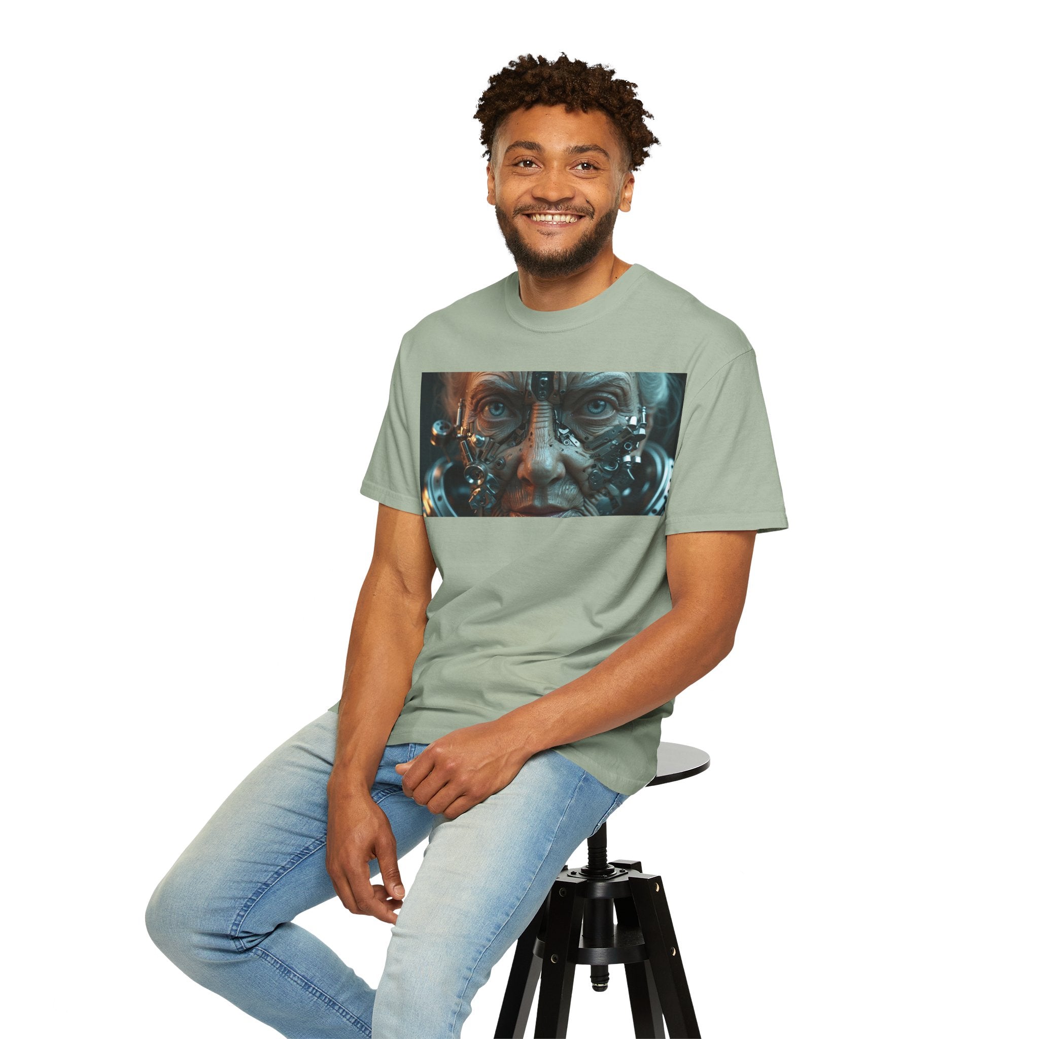 Cybernetic Old Face —T‑Shirt