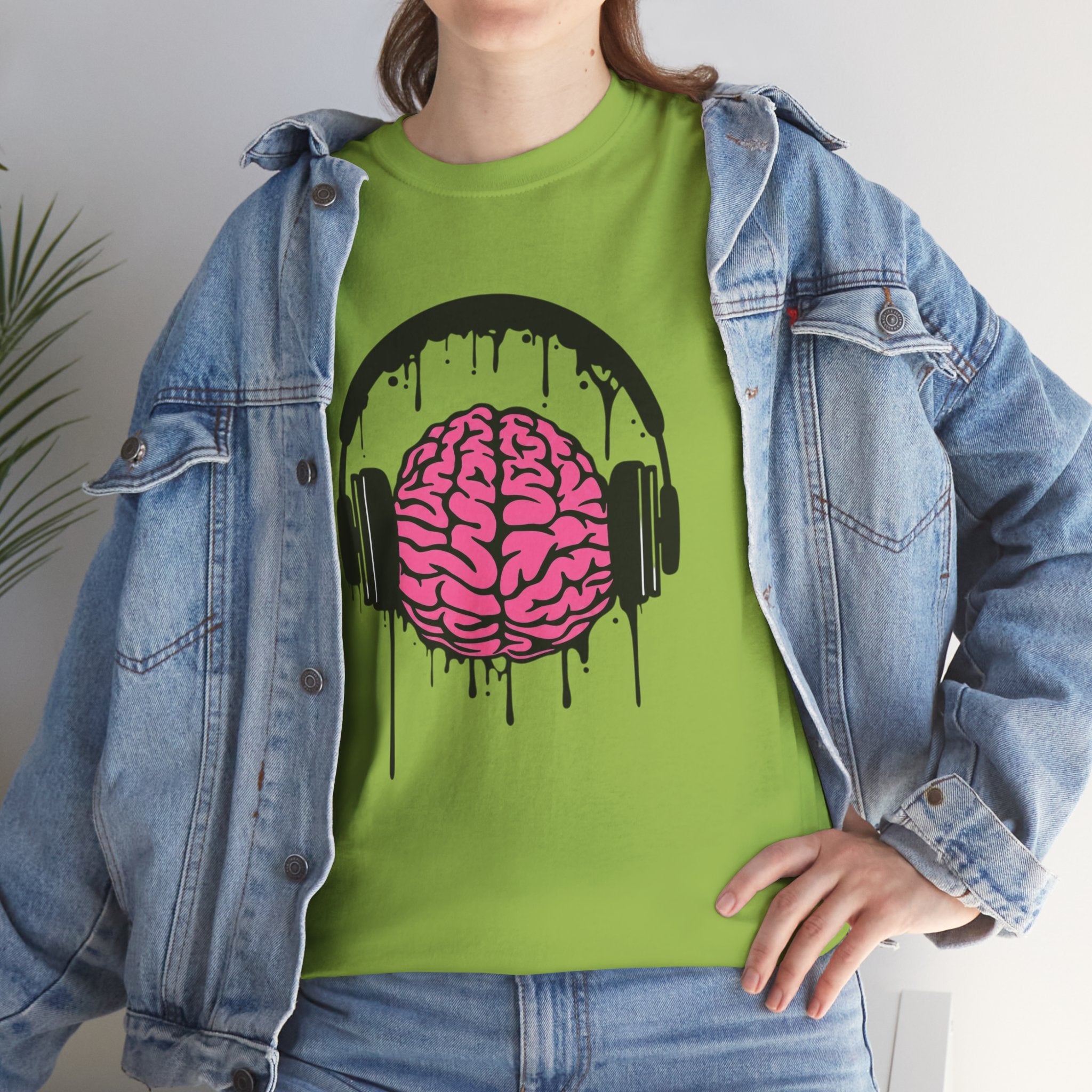 Music Lover Dripping Brain — T-Shirt