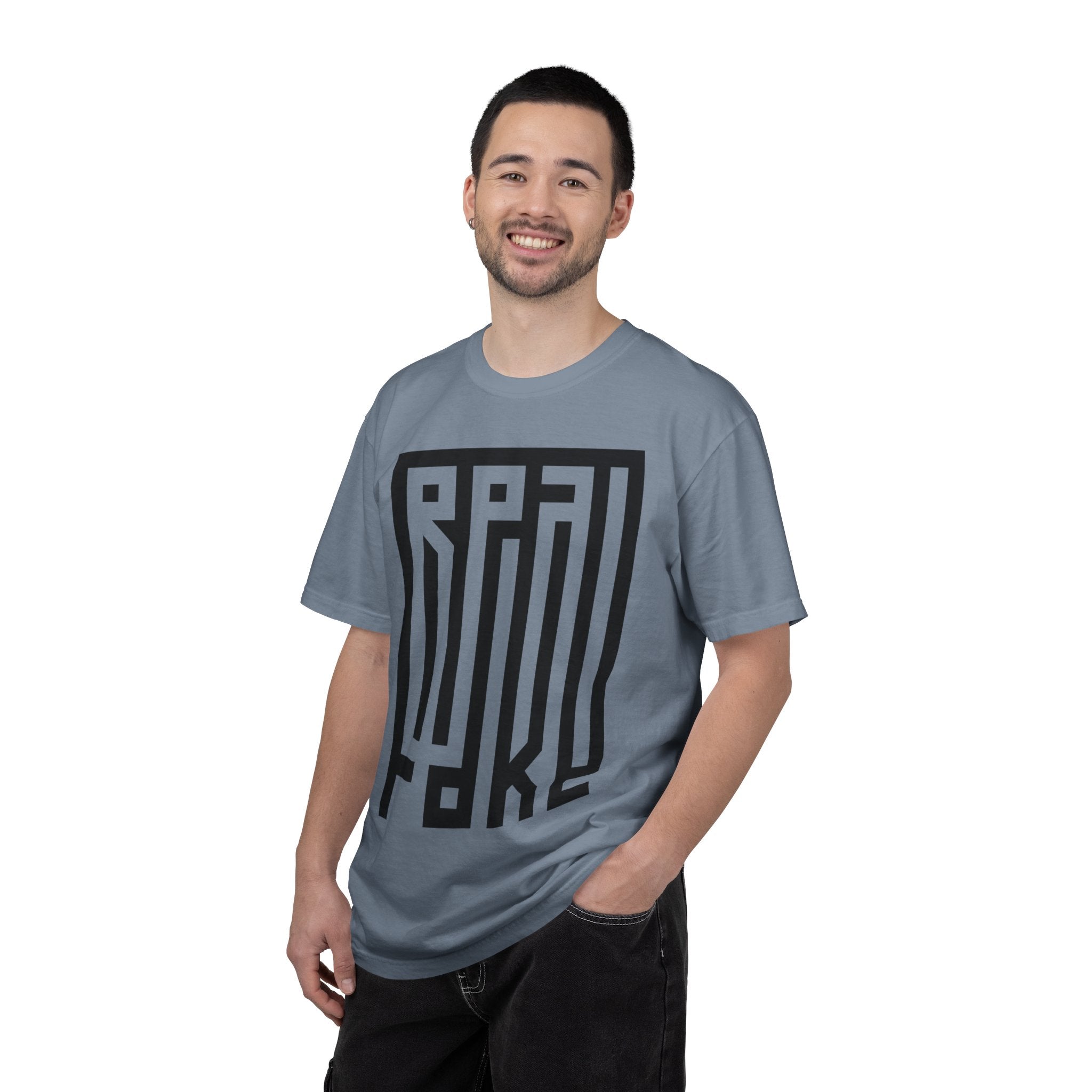 'Real/Fake' — T-Shirt