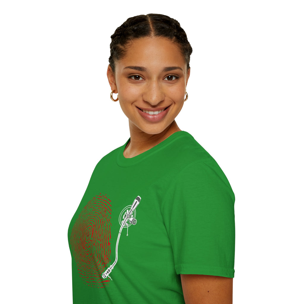 Fingerprint Turntable — T-Shirt