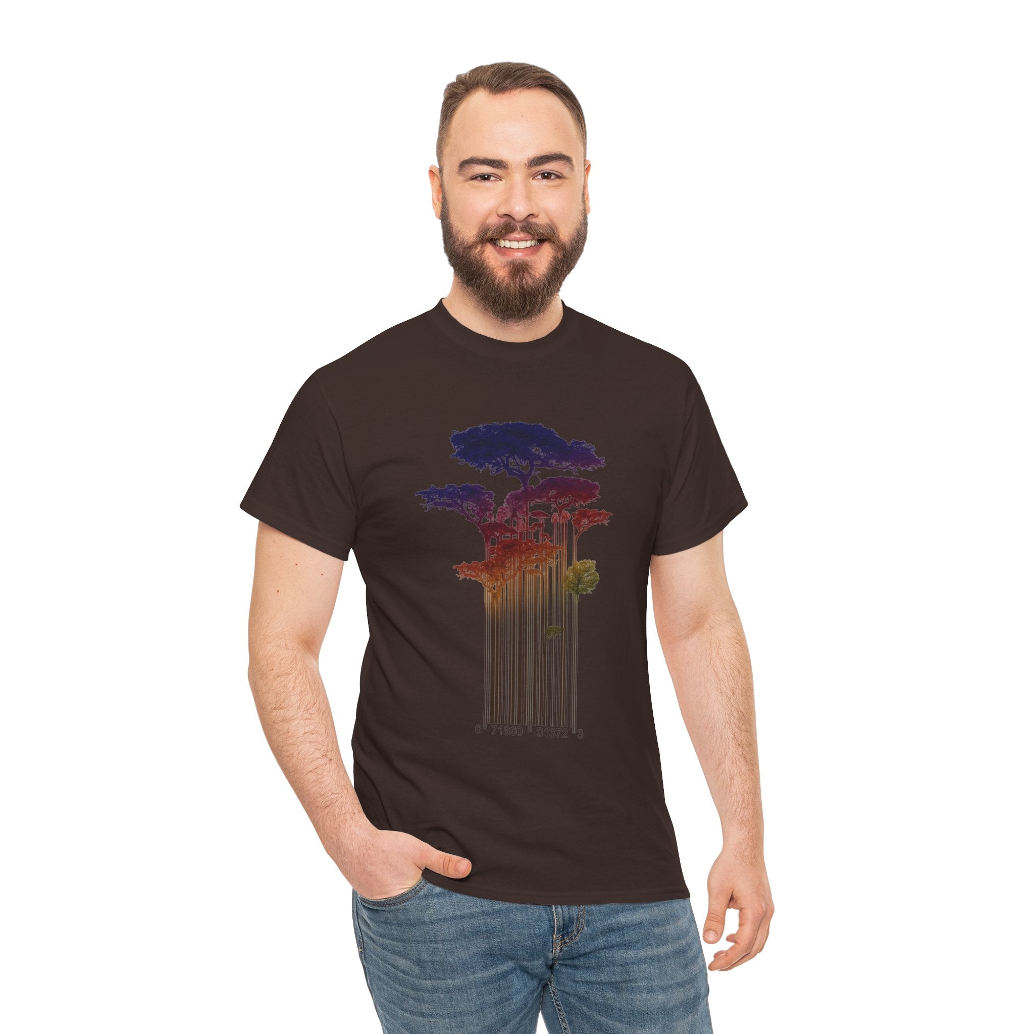Barcode Forest T‑Shirt