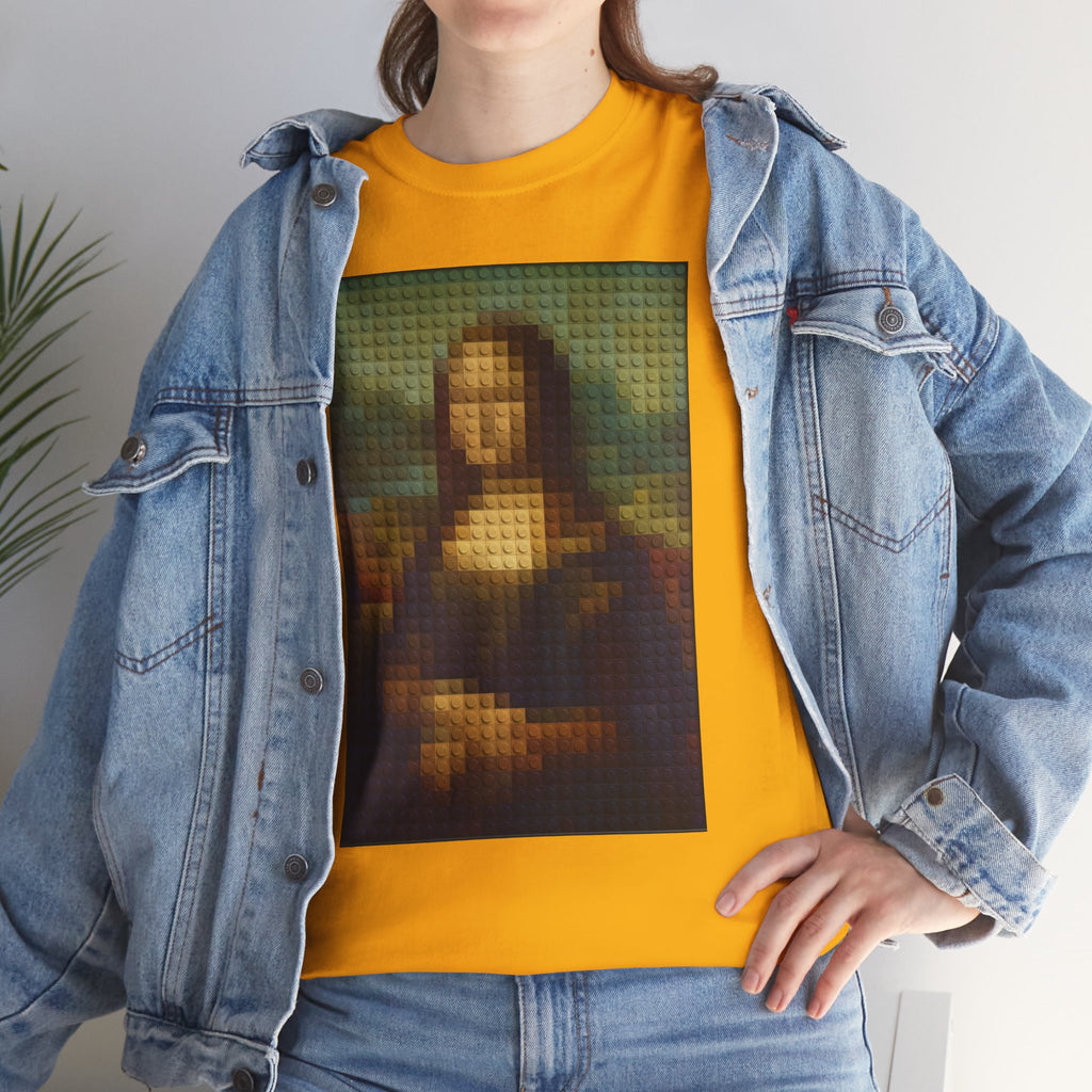Pixelated Mona Lisa - T‑Shirt