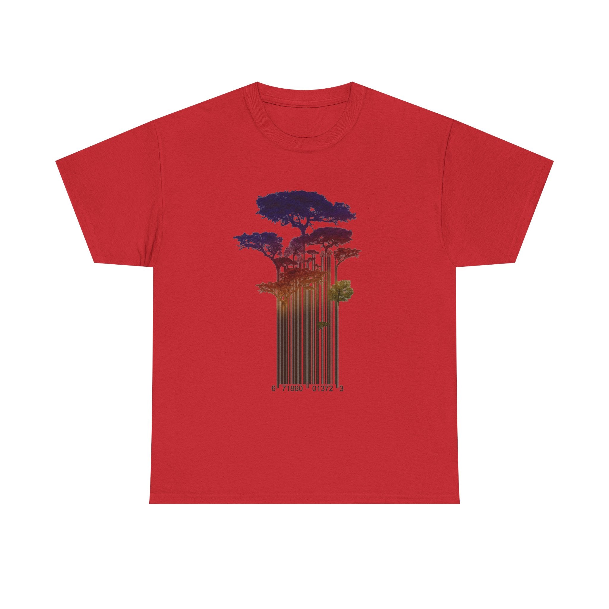 Barcode Forest T‑Shirt