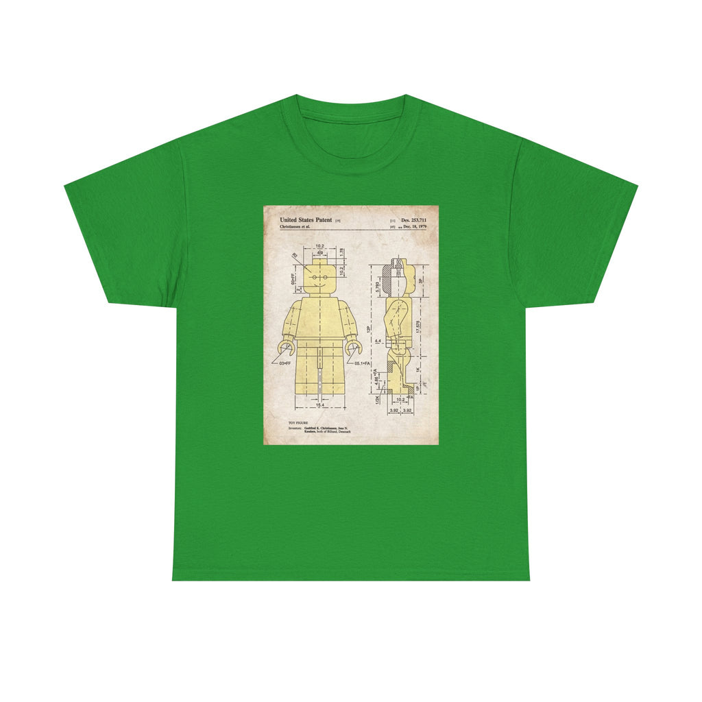 Lego Minifigure Patent T-Shirt – Pop Culture Graphic Tee