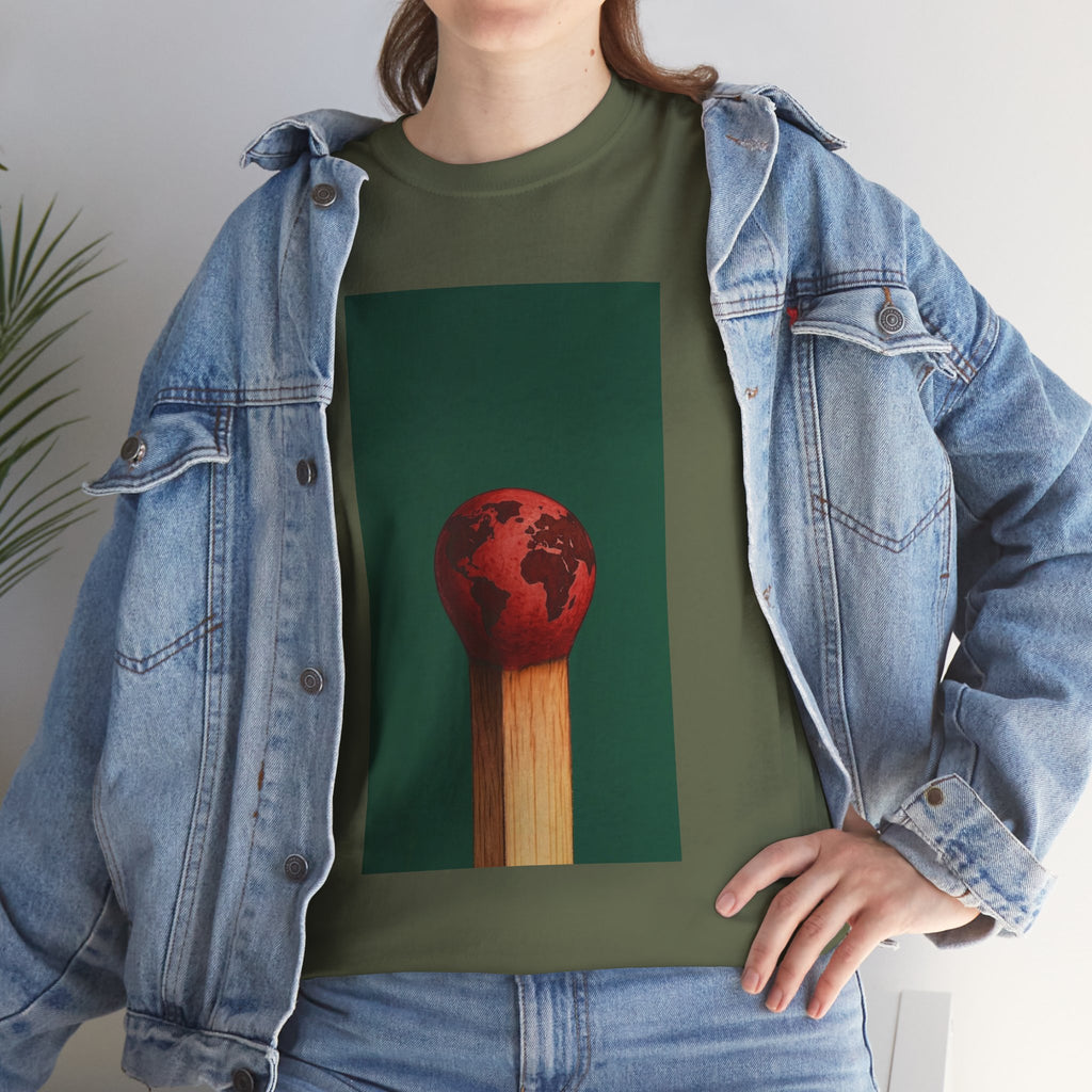 Matchstick Earth — T‑Shirt