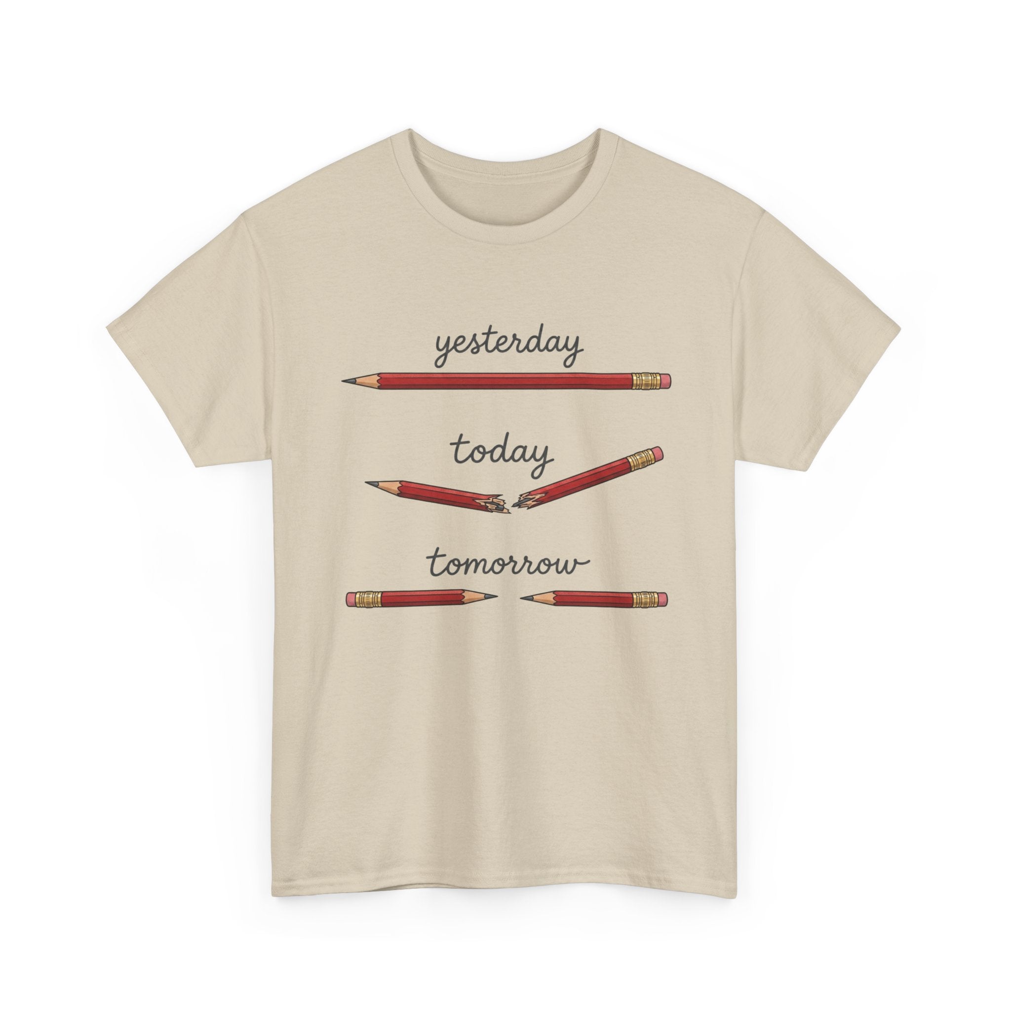 "yesterday, today, tomorrow" — Tshirt