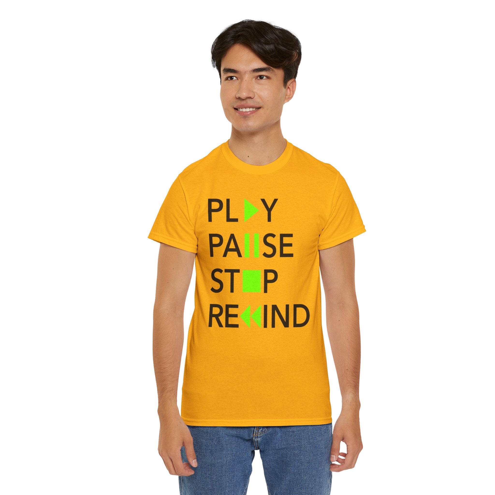 Play Pause Stop Rewind — T-Shirt