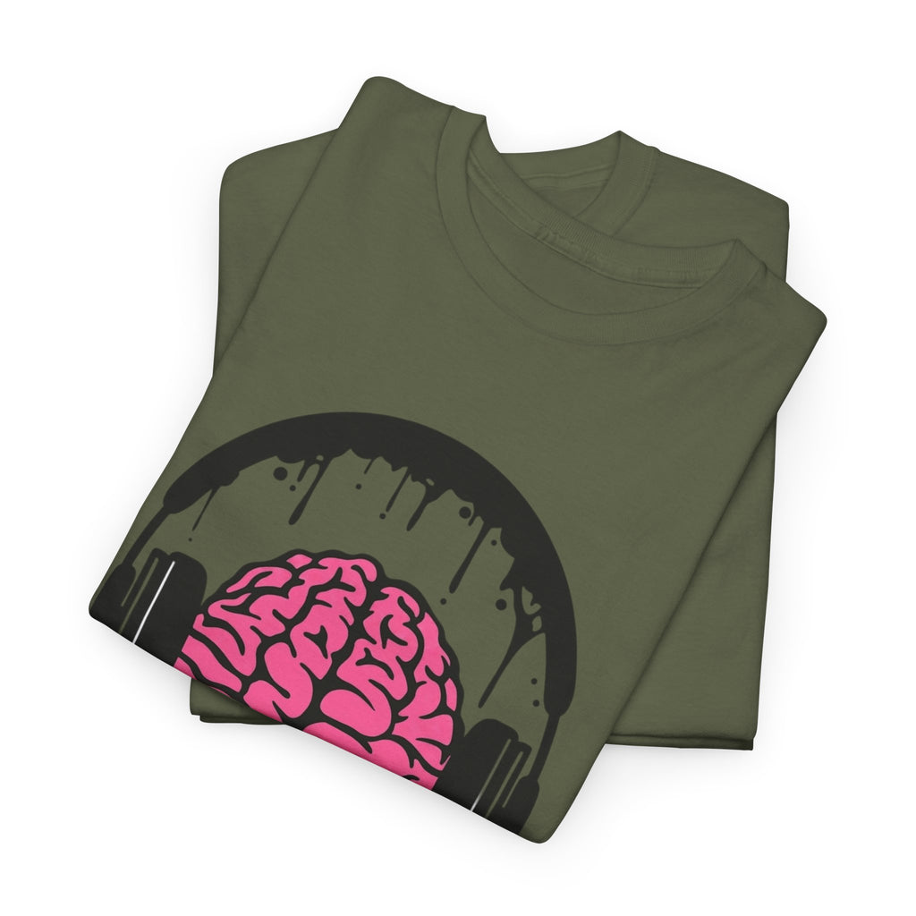 Music Lover Dripping Brain — T-Shirt