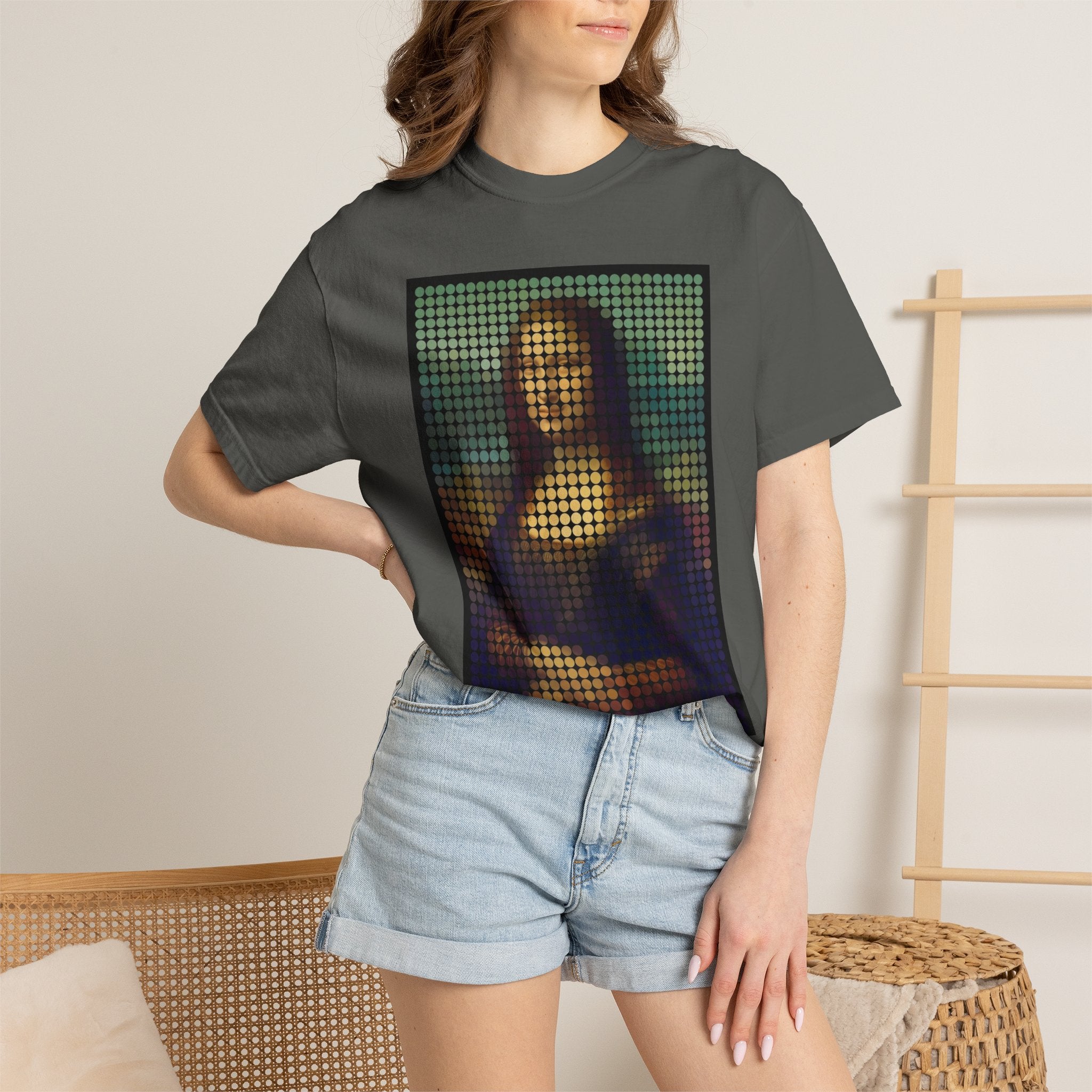 Mona Lisa Pixel Art — T-Shirt