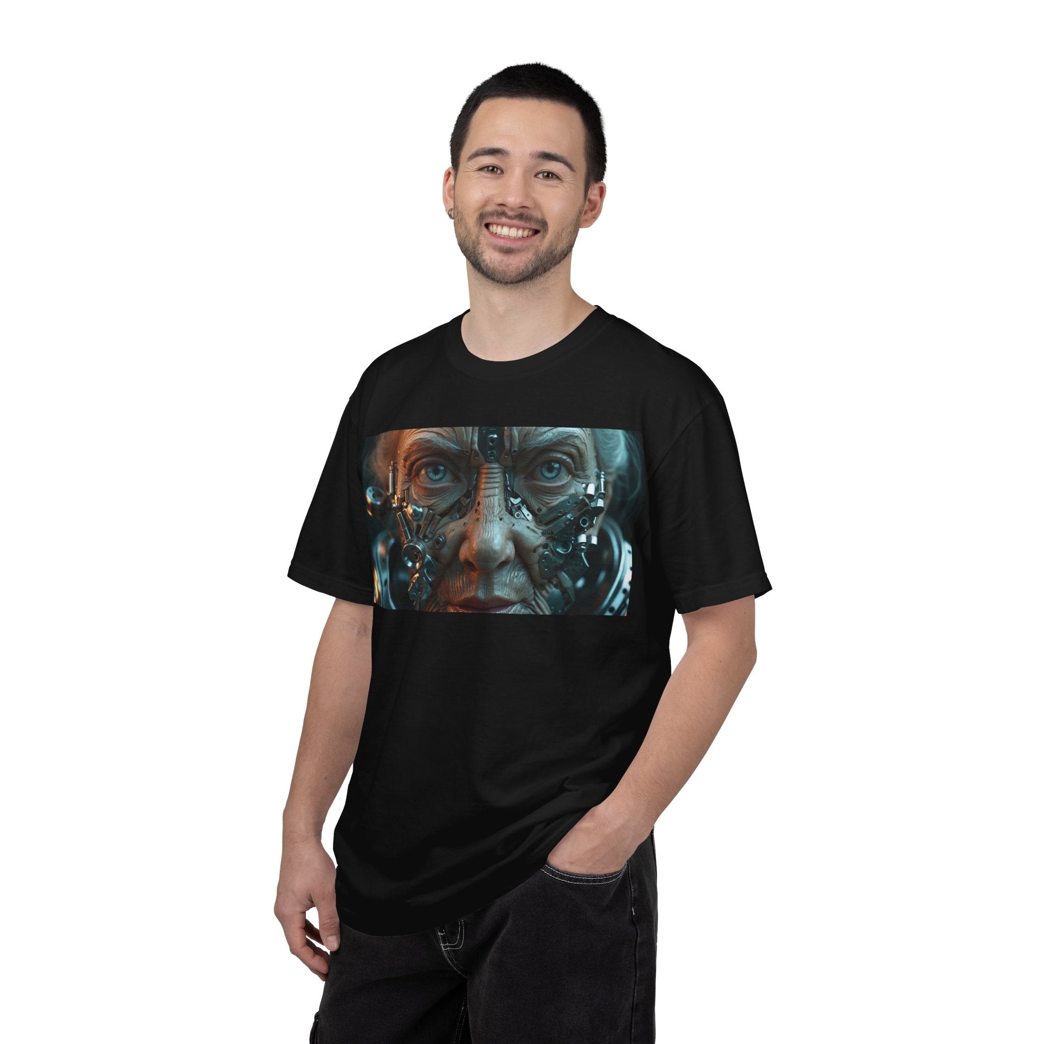 Cybernetic Old Face —T‑Shirt