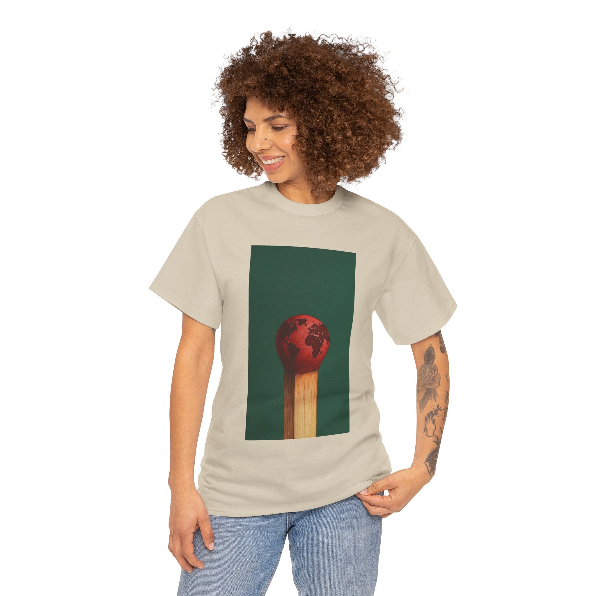 Matchstick Earth — T‑Shirt
