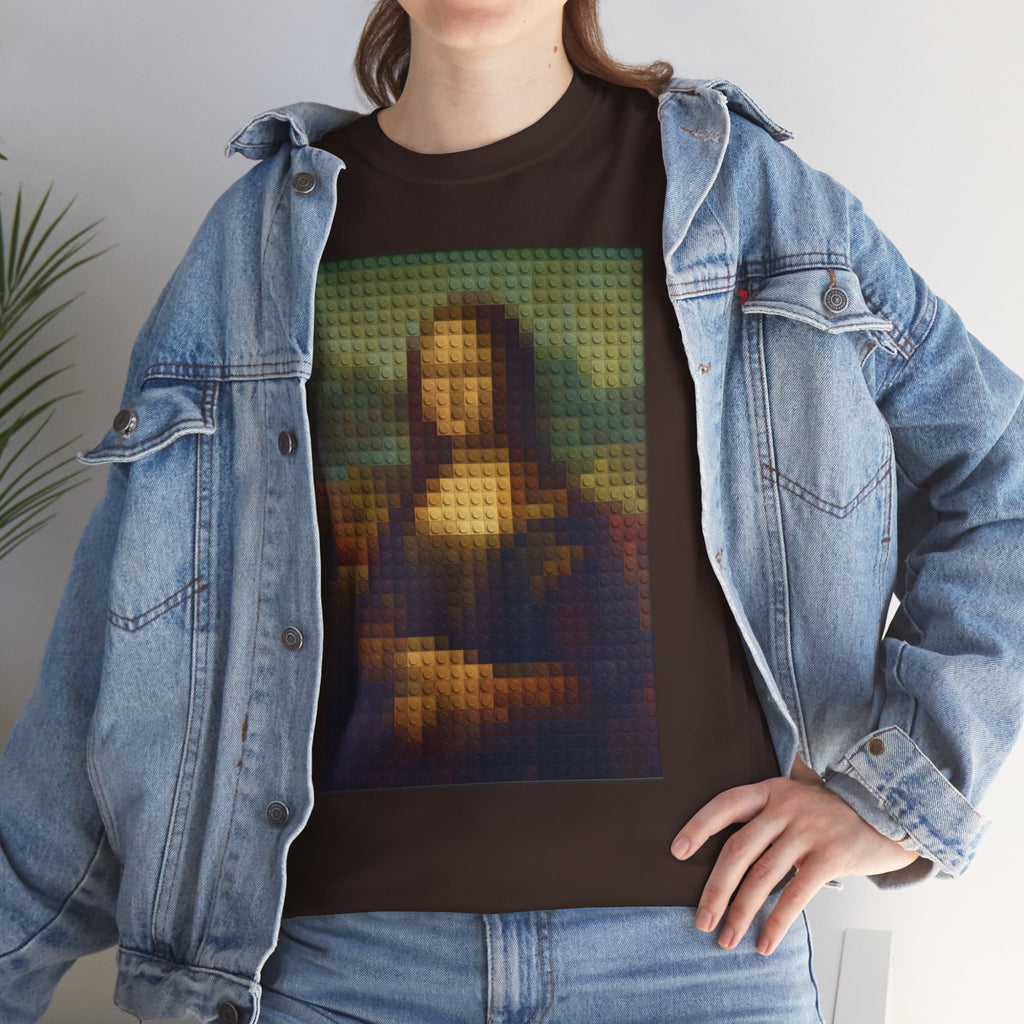 Pixelated Mona Lisa - T‑Shirt