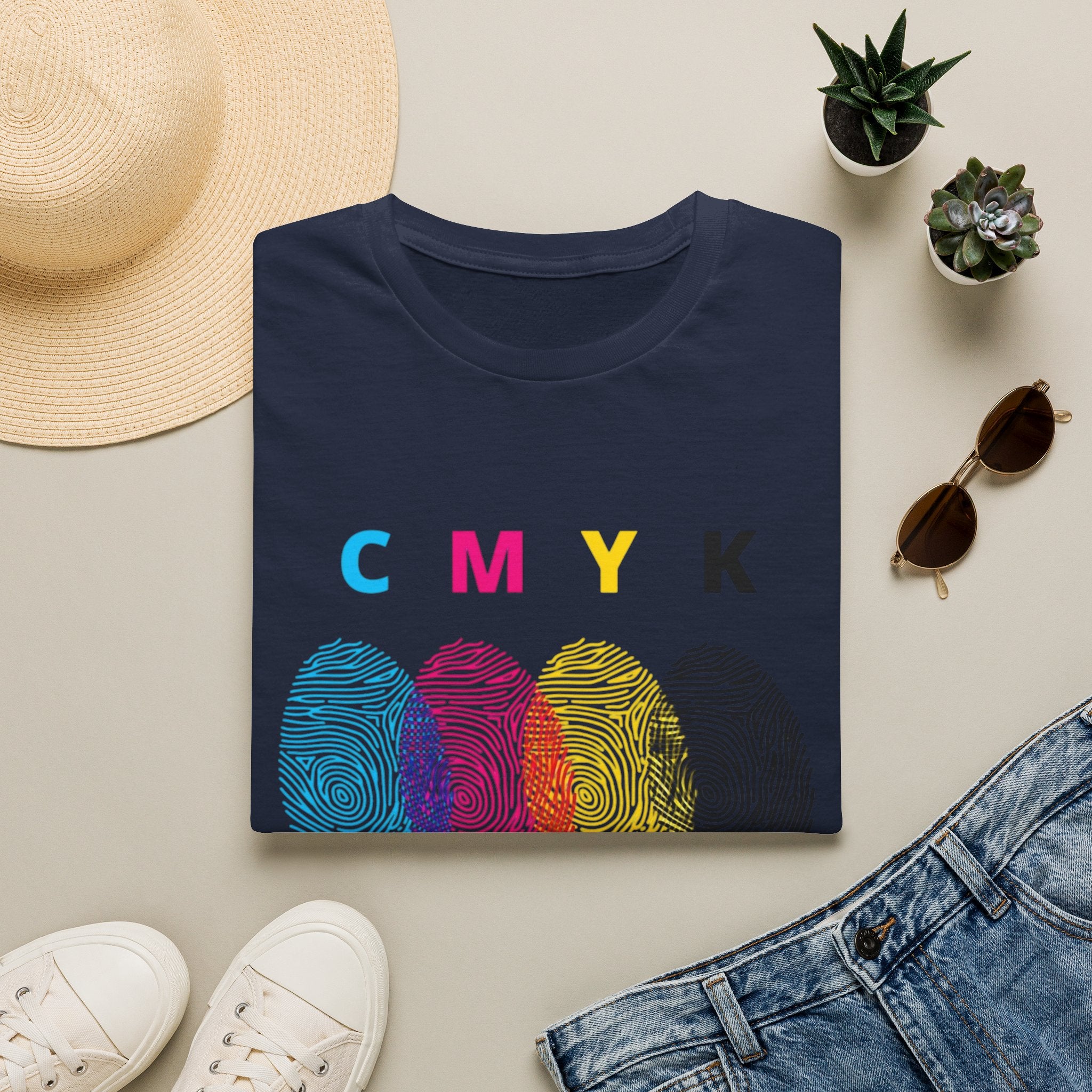CMYK Fingerprint — T-Shirt