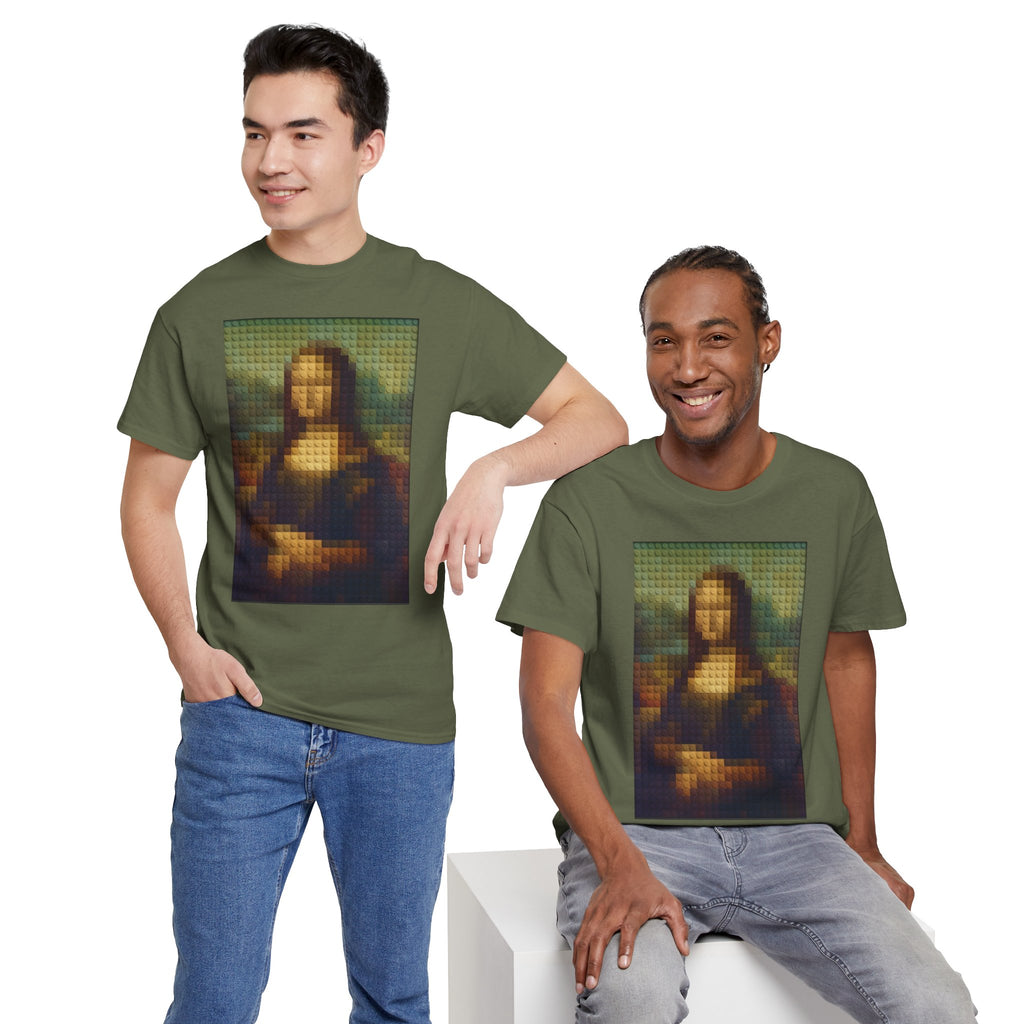 Pixelated Mona Lisa - T‑Shirt