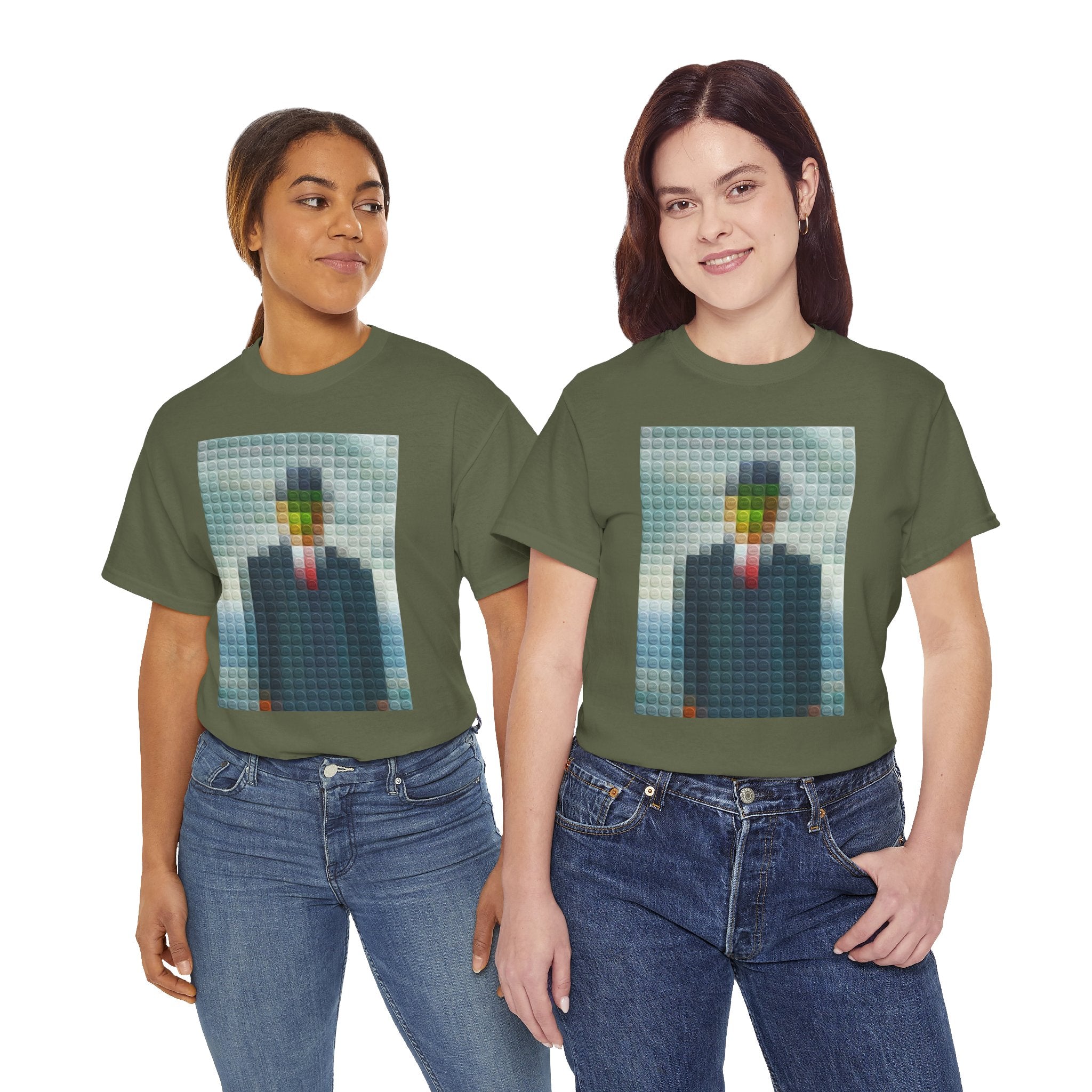 Surreal Pixelated Man - T-Shirt